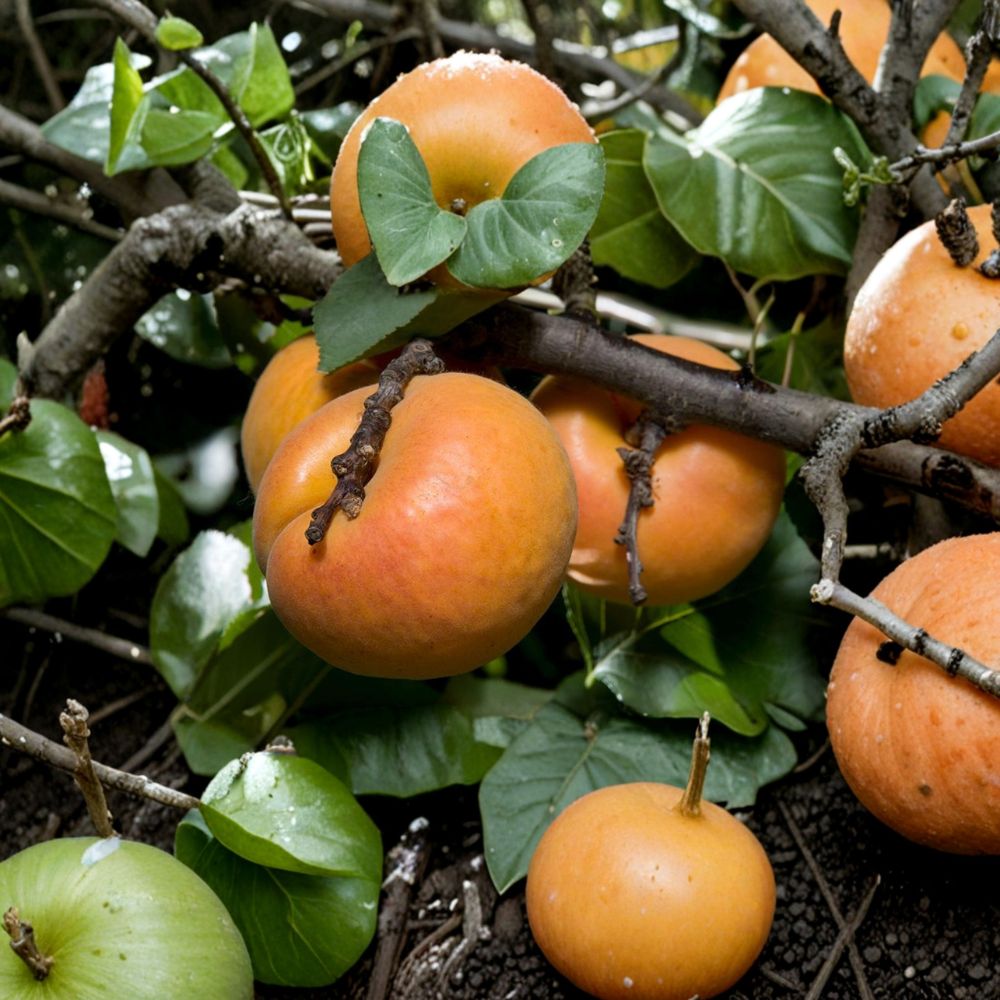 Nugget Apricot Tree - Bare Root - Early Sweet Freestone - Prunus armeniaca - Self-Fertile Fruit Tree - Cold Hardy