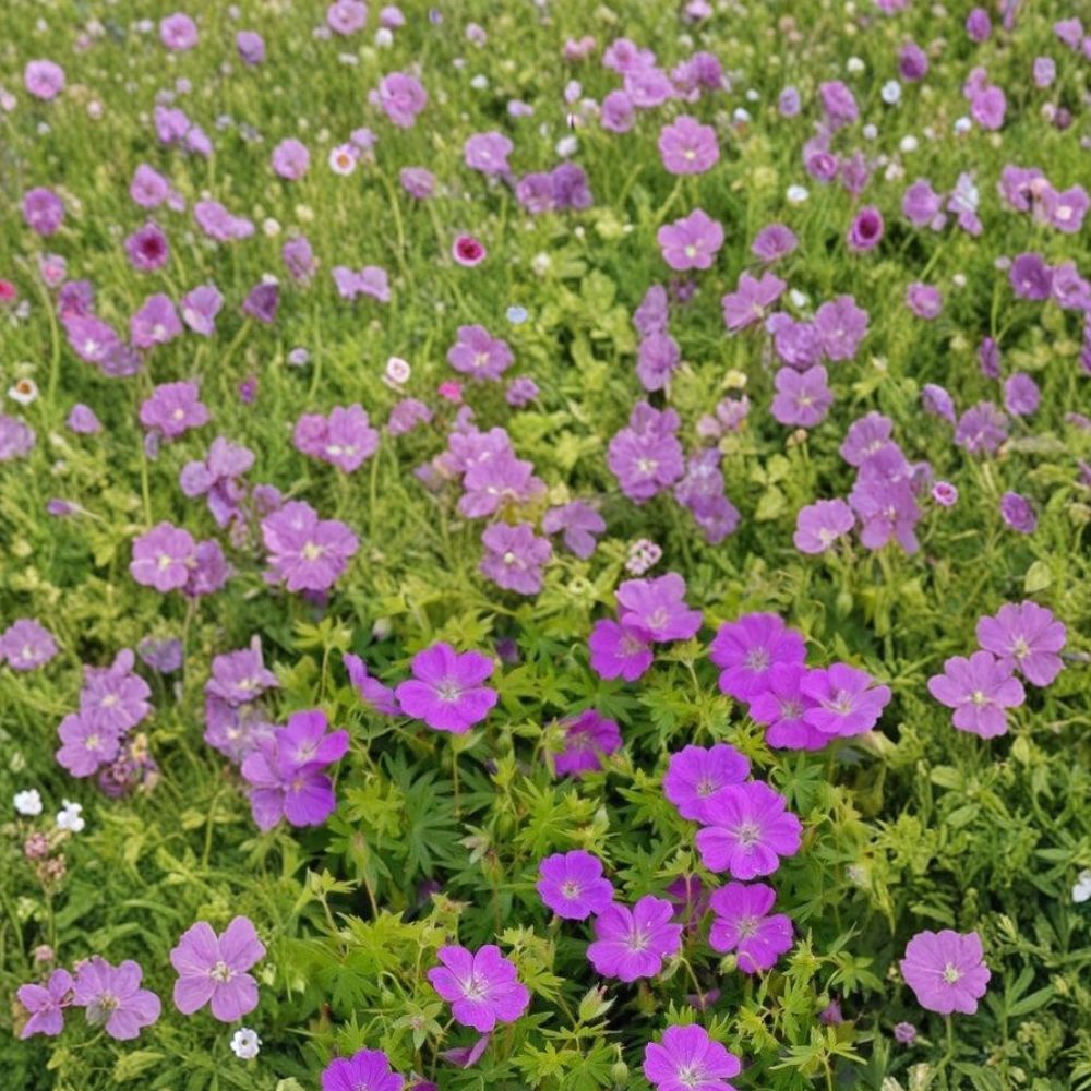 New Hampshire Purple Geranium Seeds - 25+ Premium Flower Seeds | Pelargonium spp. | Vibrant Purple Blooms for Garden & Containers