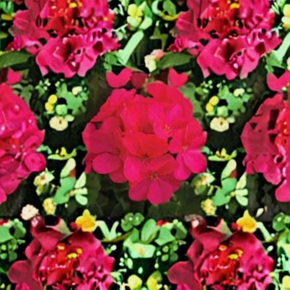 Multibloom Violet Geranium Seeds - 100 Pelargonium Seeds | Violet Flowering Garden Plant | Easy Care, Continuous Blooms