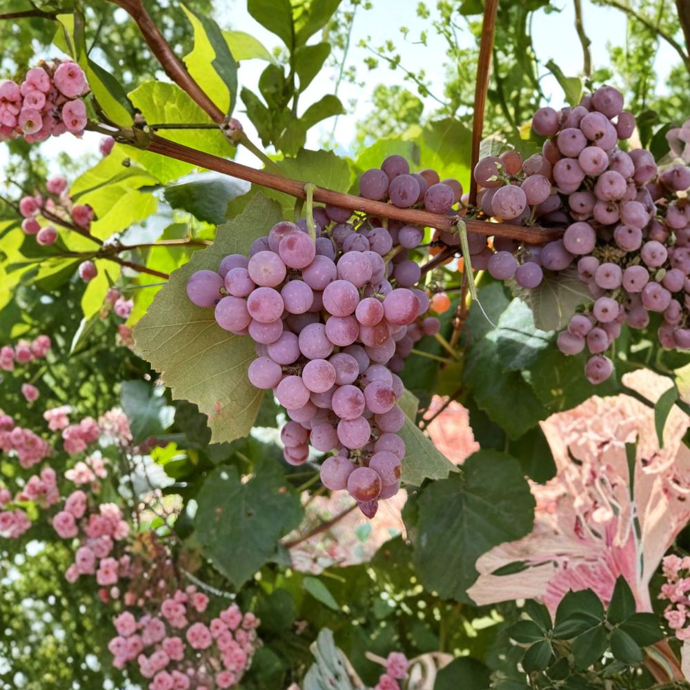 Reliance Seedless Grape Plant - Live Bare Root - Cold Hardy Red Table Grape - Vitis labrusca - Sweet Juicy Fruit Vine