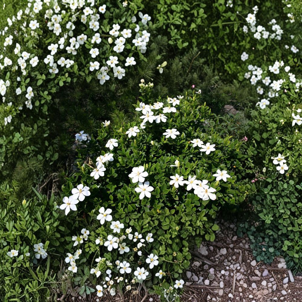 Cape Jasmine Seeds - 50 Pack | Fragrant White Blooms | Gardenia jasminoides | Indoor & Outdoor Planting
