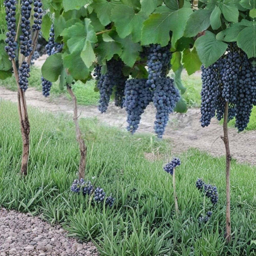 Paseante Noir Wine Grape Vine - 4–6 Feet - Self-Fertile & Disease Resistant - Vitis vinifera - Easy to Grow for Home Gardens