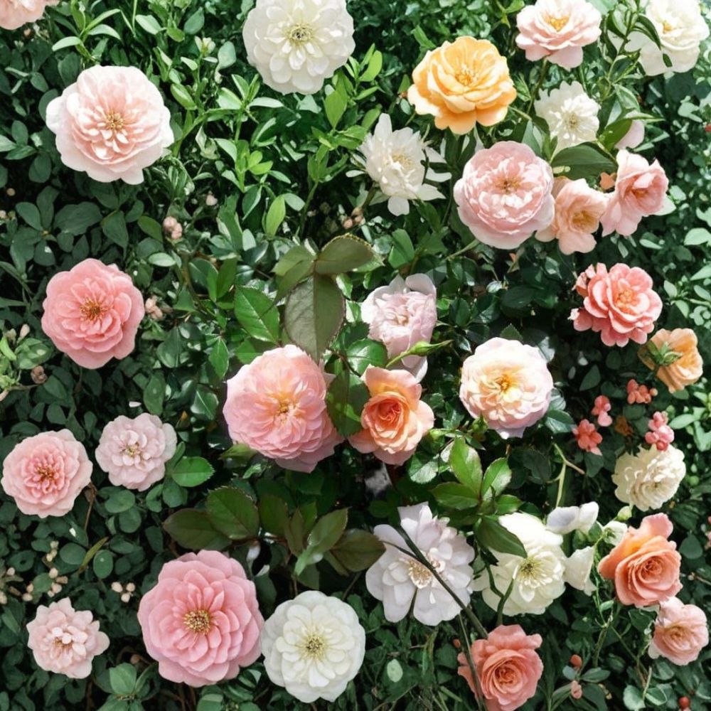 Apricot Drift Rose Plant | 5 Gallon Groundcover | Disease Resistant Shrub | Rosa Hybrid 'Apricot Drift' | Two-Year-Old