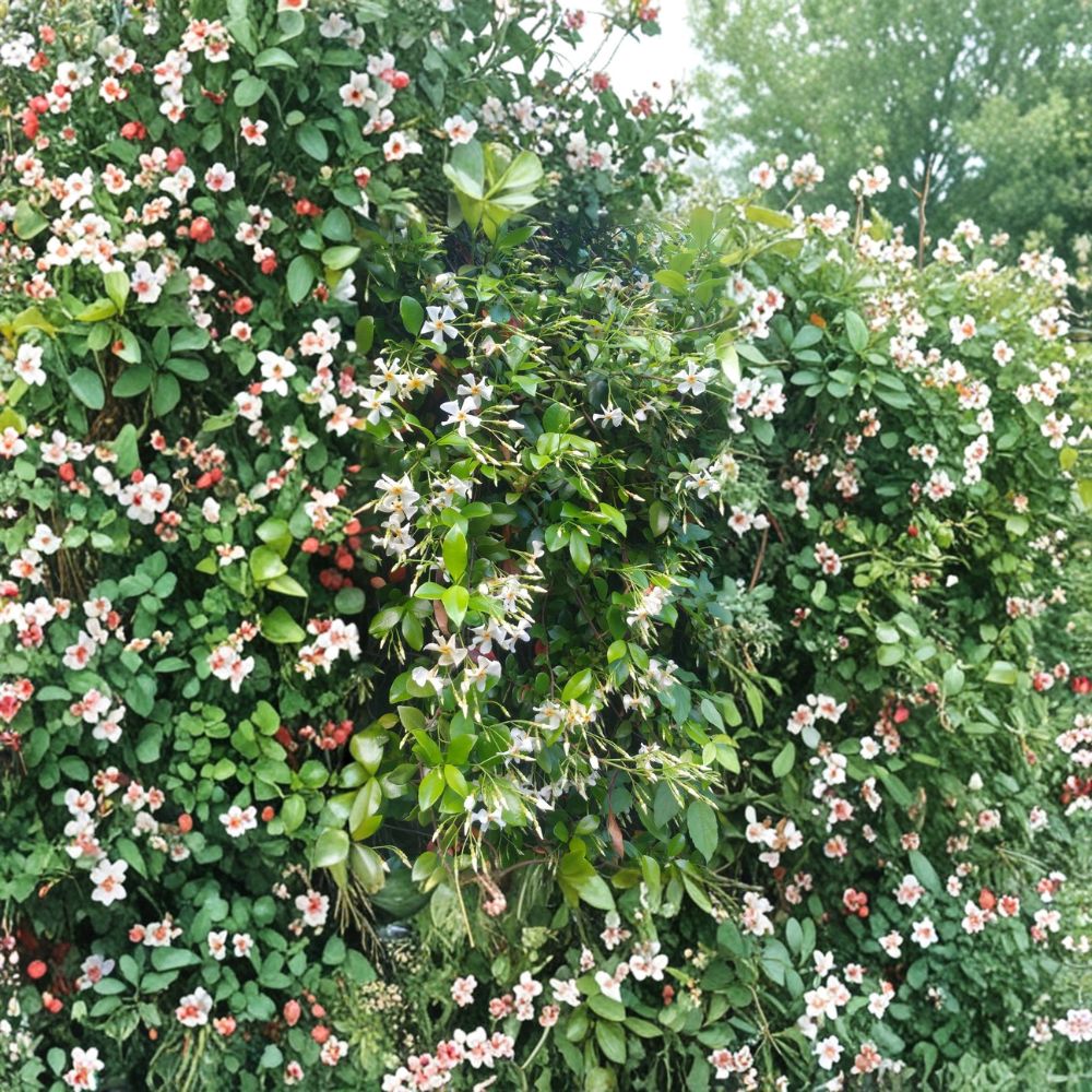 Asian Star Jasmine Live Plants Lot of 5 Vines | Fragrant Evergreen Ground Cover | Trachelospermum asiaticum