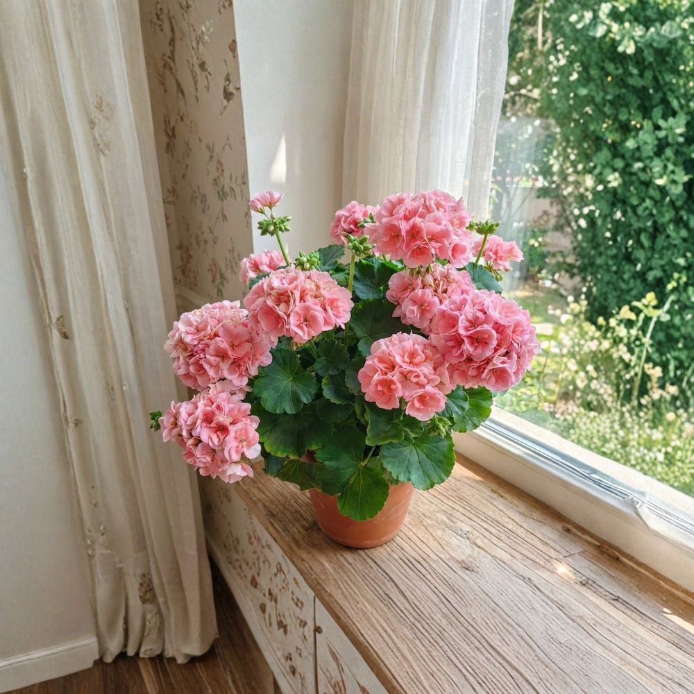 100 Geranium Flower Seeds - Ornamental Pelargonium for Garden, Patio & Balcony Planting - Vibrant Outdoor Flowers