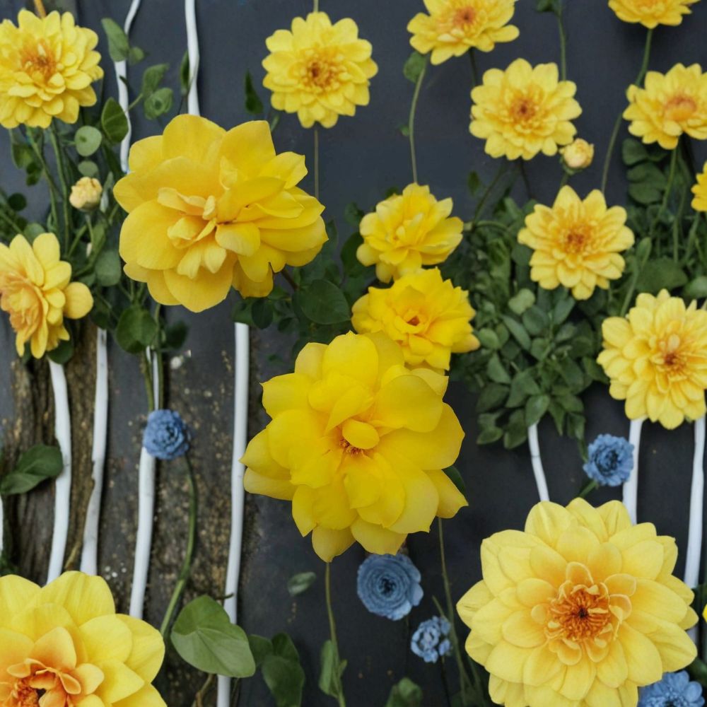Gold Glow Rose Plant - 5 Gallon Hybrid Tea Rose - Fragrant Yellow Blooms - Rosa Hybrid 'Gold Glow' - Flowering Garden Shrub