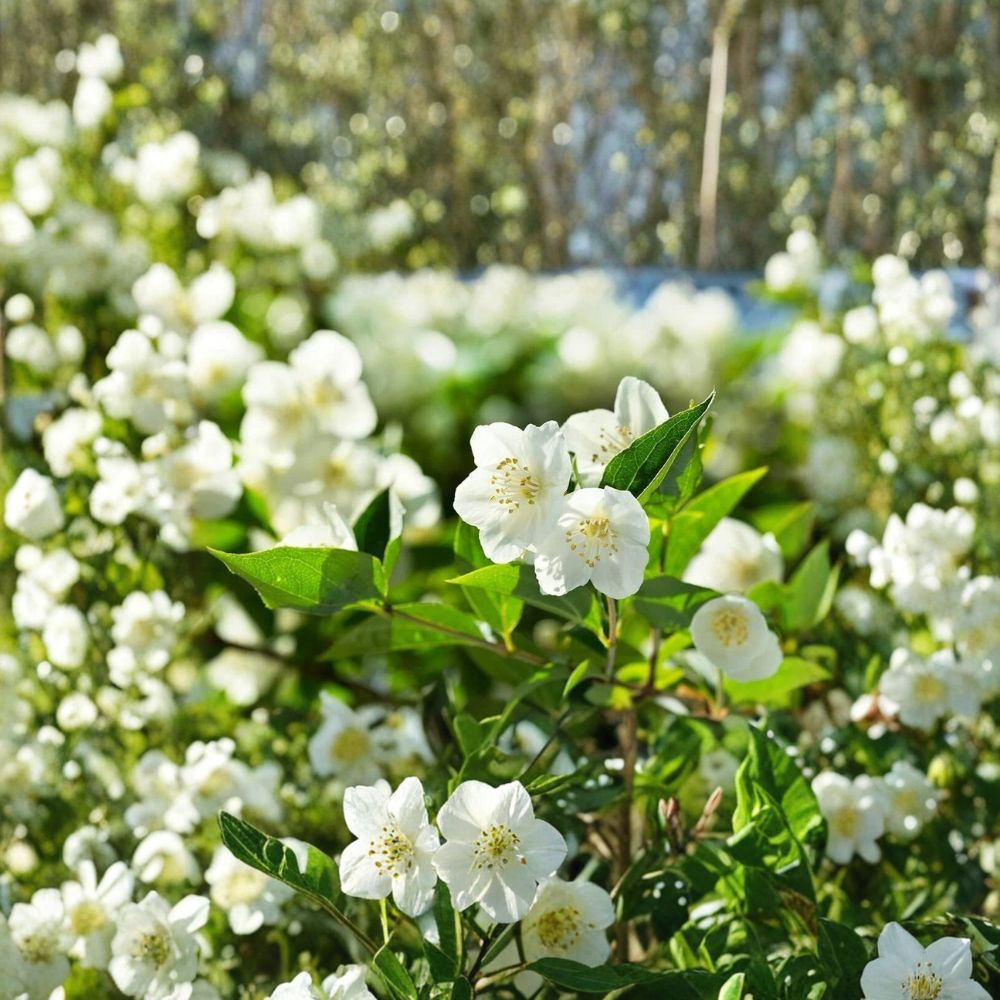 White Jasmine Seeds - 25 Pack | Fragrant Flowering Plant | Jasminum spp. | Indoor Outdoor Bonsai Growing