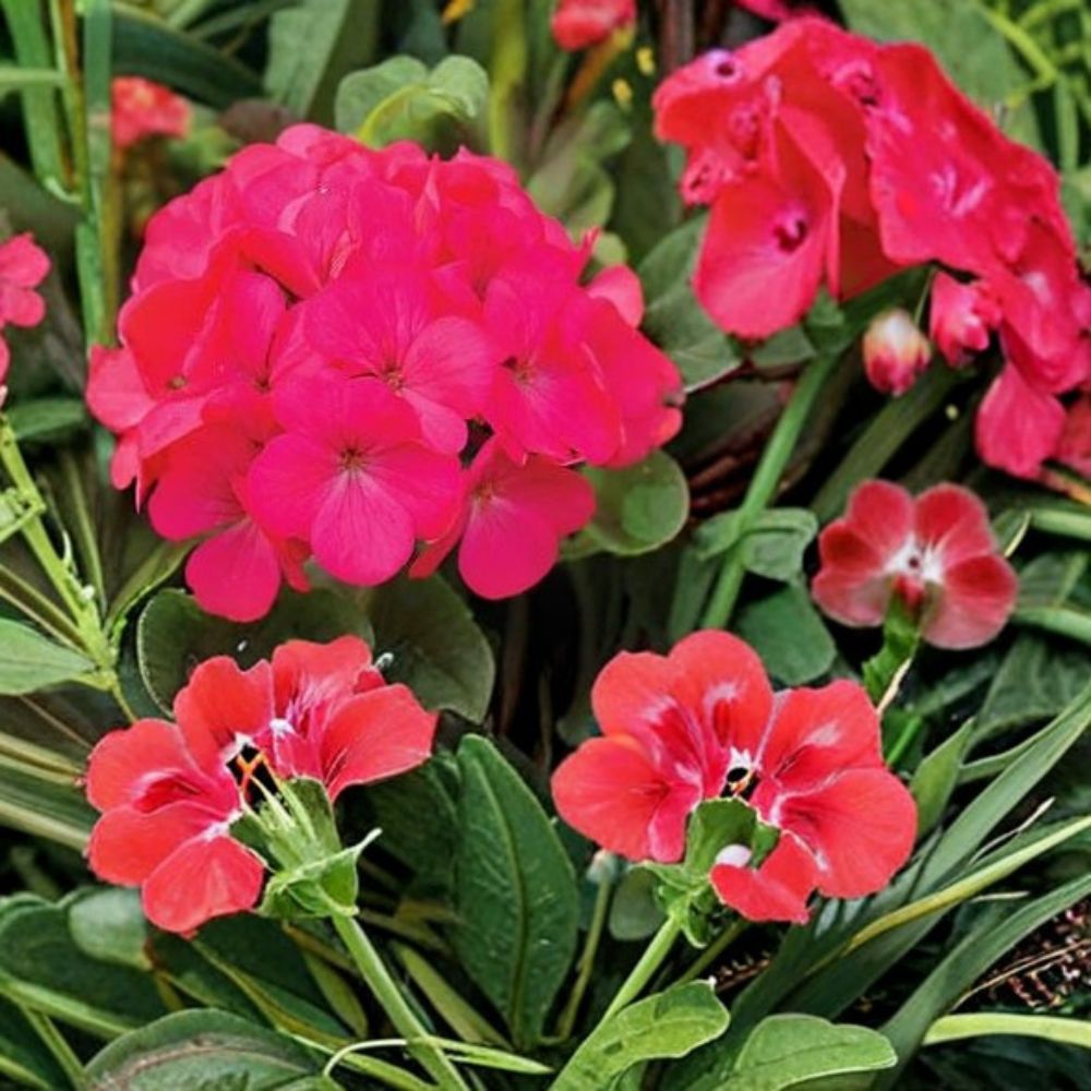 Maverick Rose Geranium Seeds – 100 Pelargonium Seeds for Pastel Pink Blooms, Easy to Grow, Perfect for Pots & Baskets