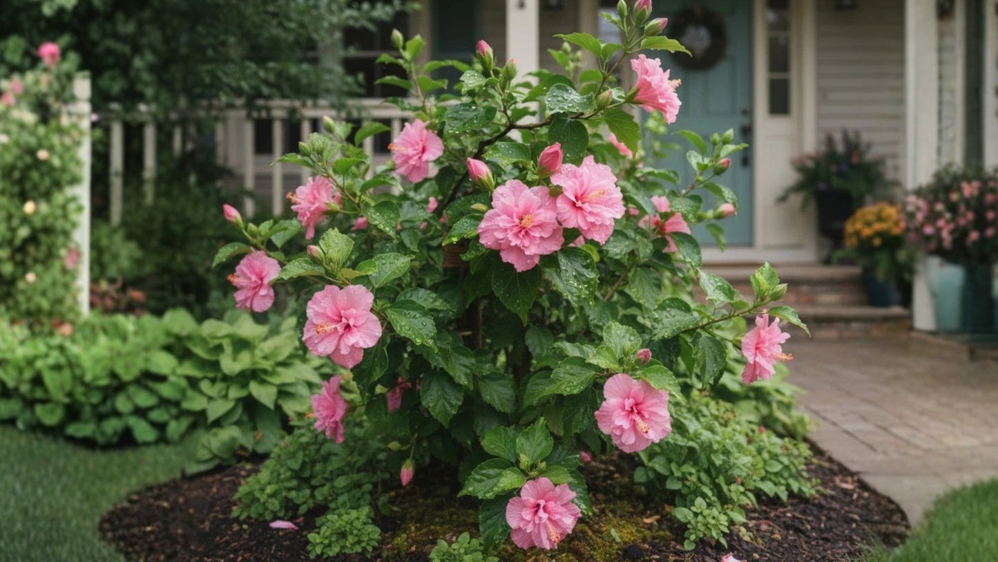 100 Pink Hibiscus Seeds – Tropical Flowering Garden Plant