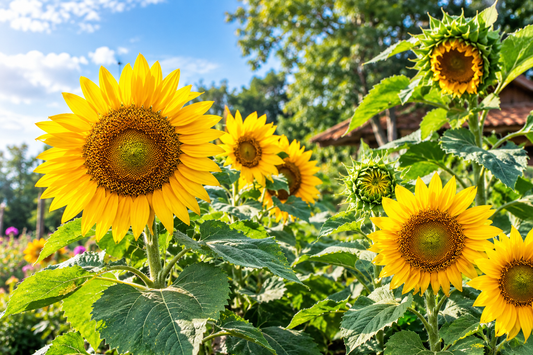 1 g Sunspot Sunflower Seeds – Dwarf Giant Bloom Sunflower for Pots and Garden Borders