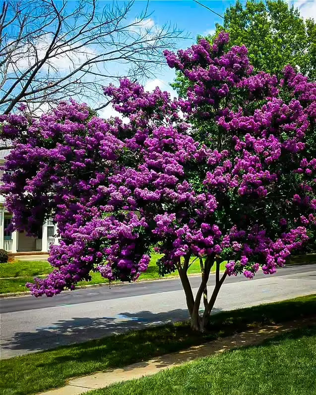 Crepe Myrtle Cuttings – 7 Live Unrooted Cuttings for Propagation, Lagerstroemia indica, Vibrant Flowering Shrub/Tree