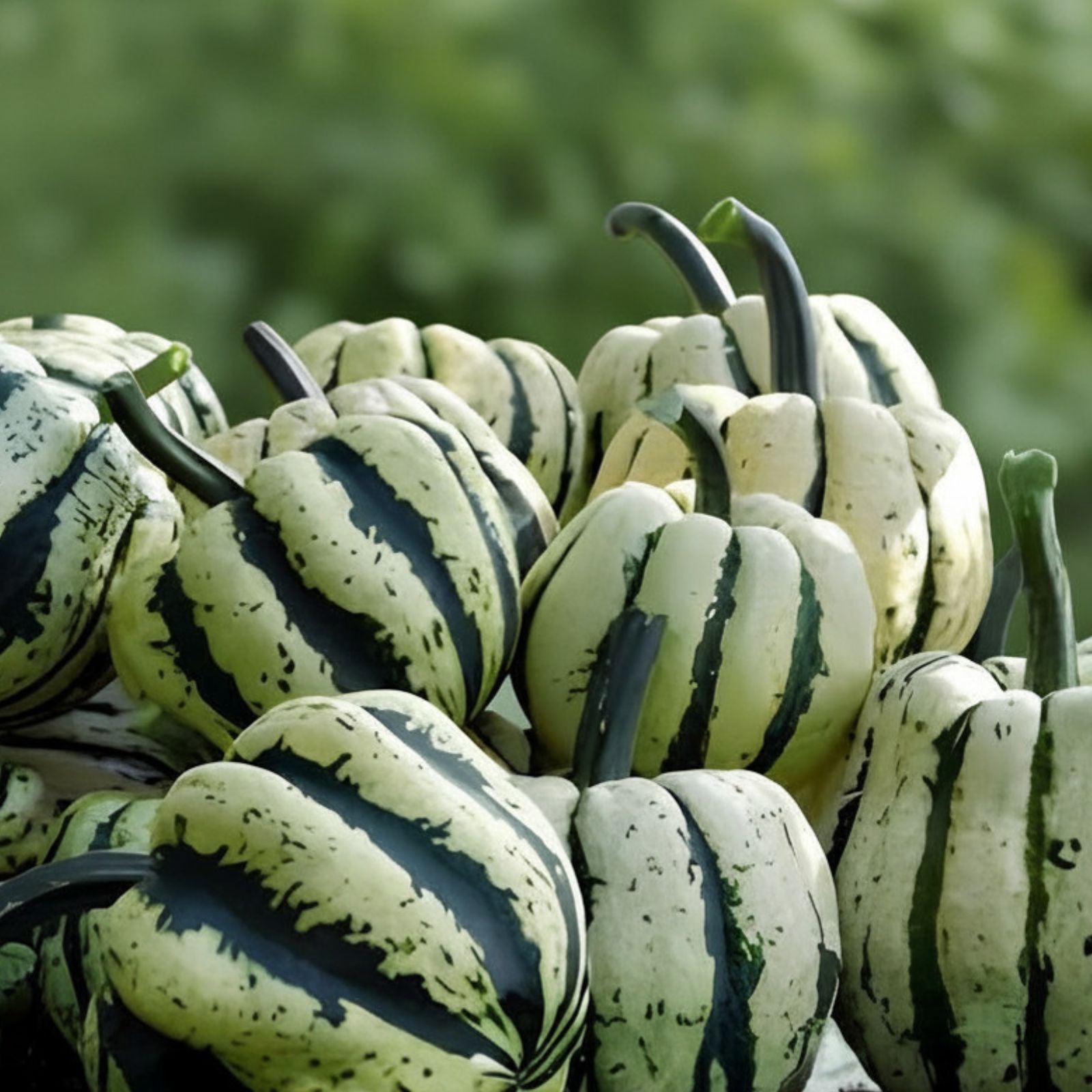 Sweet Dumpling Squash Seeds, 20 Cream and Green Cucurbita pepo Winter Squash Seeds for Planting, Gourmet Edible Planting Seeds