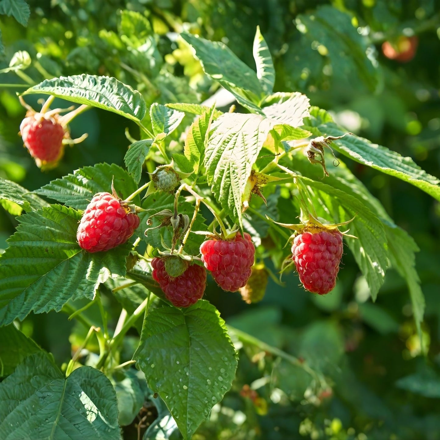 Strawberry Plants 10 Roots Allstar June-Bearing Fragaria ananassa + 7 Pomegranate Cuttings Fruit Plants Garden