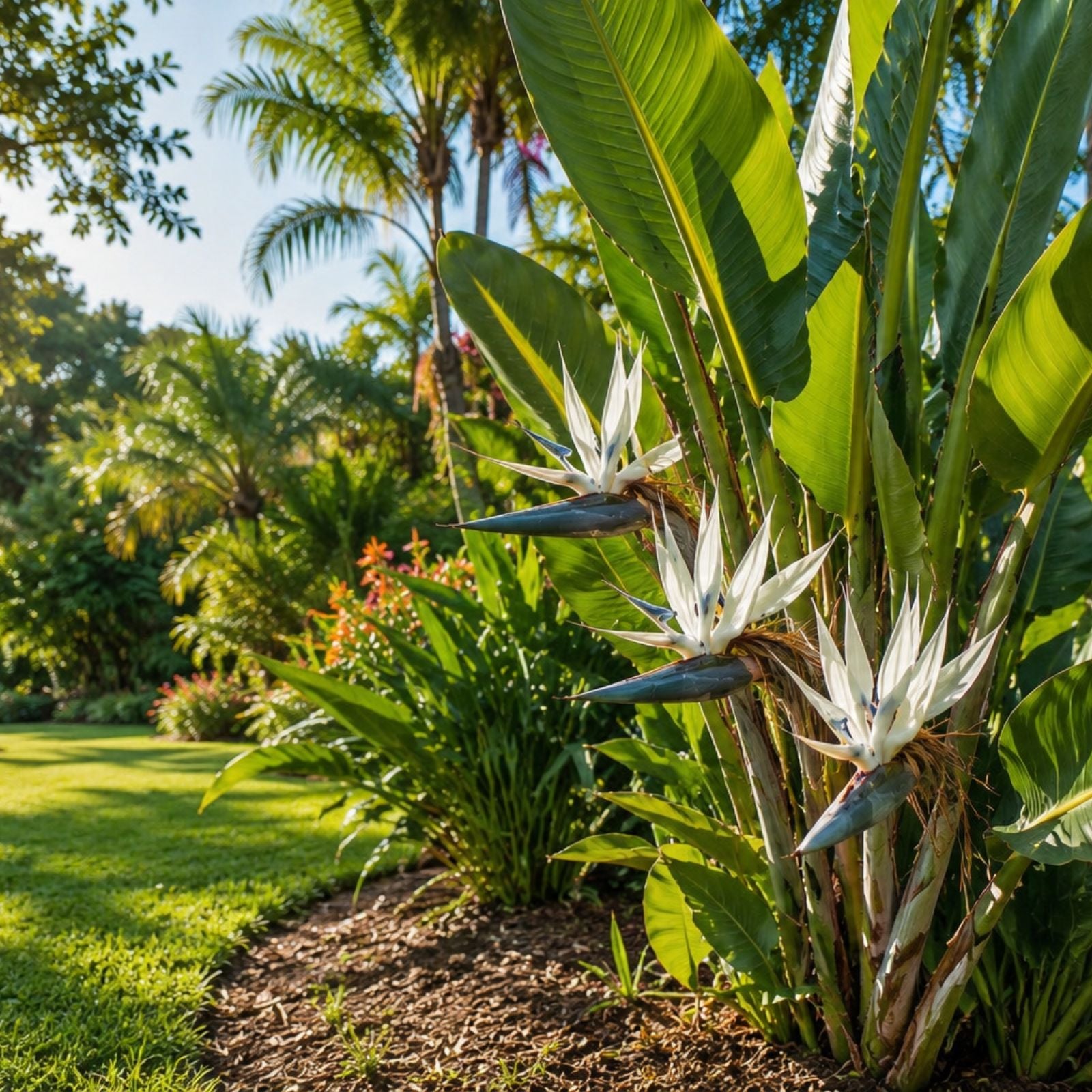 White Bird of Paradise Seeds, Strelitzia nicolai, Indoor Plant, Tropical Garden Flower, Live Seeds, Starter, Bonsai, Ornamental Plant