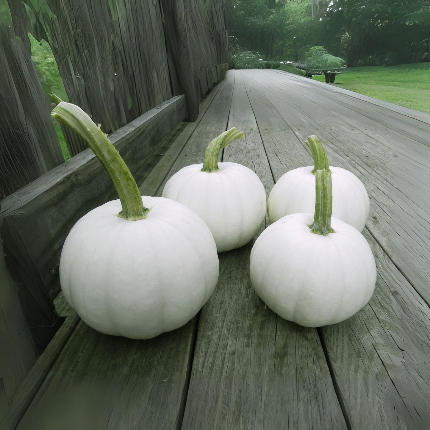 Blanco White Pumpkin Seeds - 10 Seeds for Planting - Great for White Jack-O-Lanterns - Cucurbita pepo