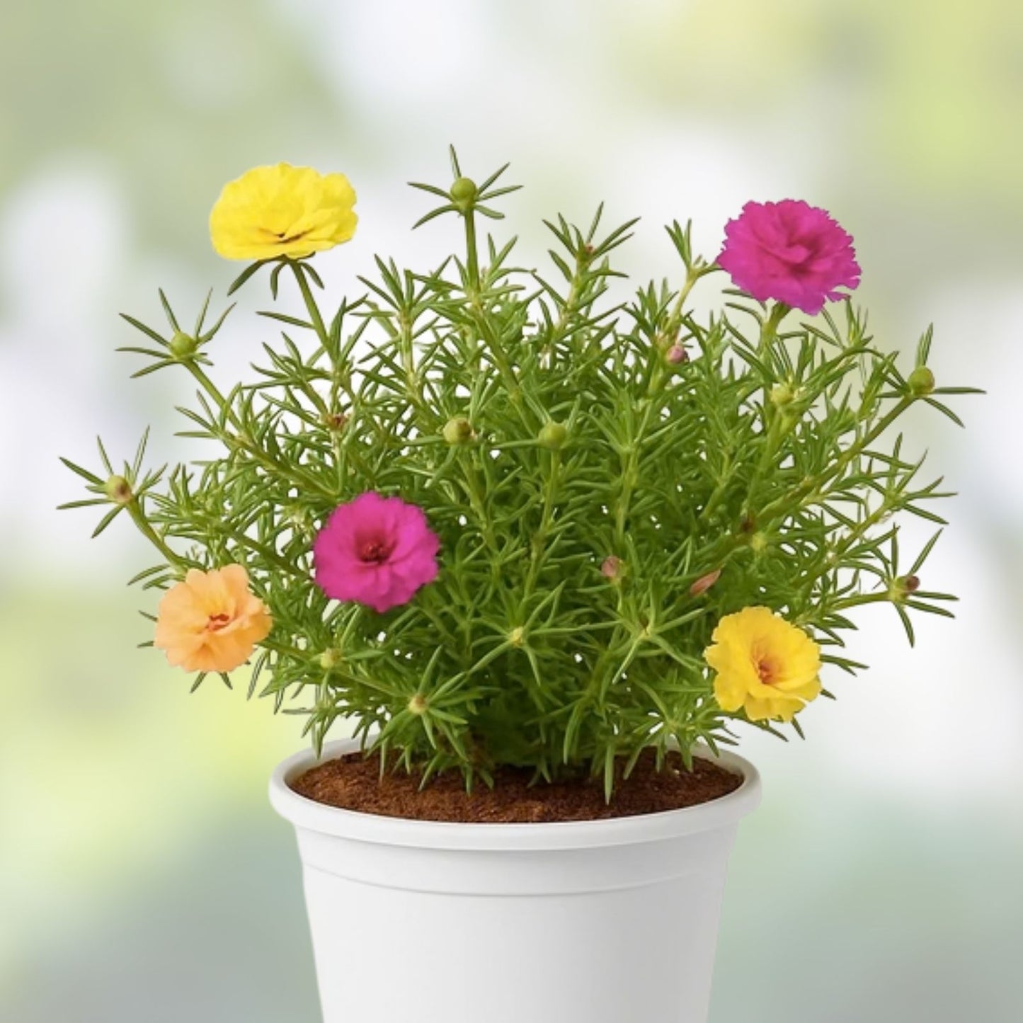 Moss Rose Cuttings 10 Unrooted Portulaca Grandiflora Succulent Ground Cover Plants Amber Color