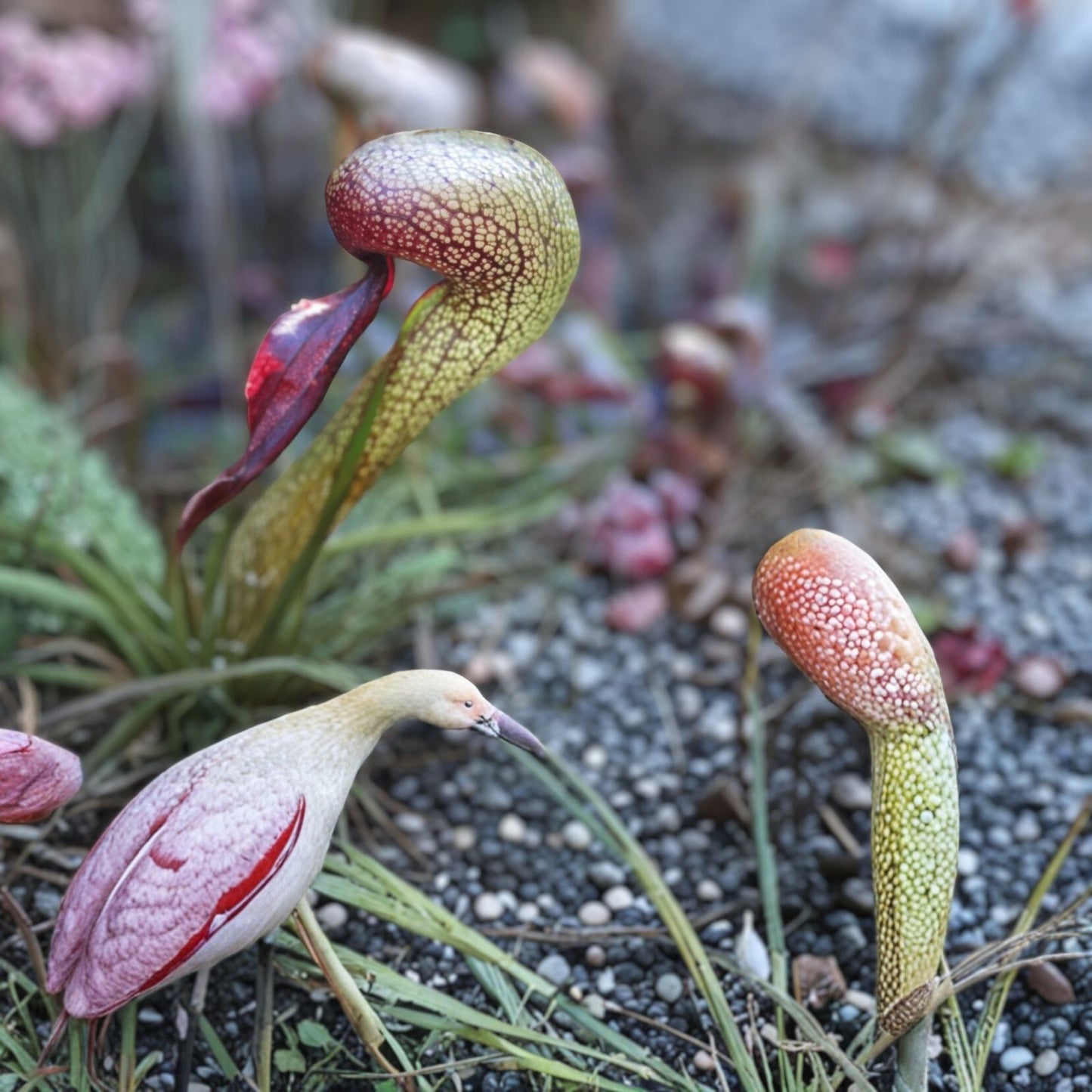 Large Cobra Lily Potted Plant - Darlingtonia californica - Live Carnivorous Pitcher Plant - Unique Native Plant for Garden