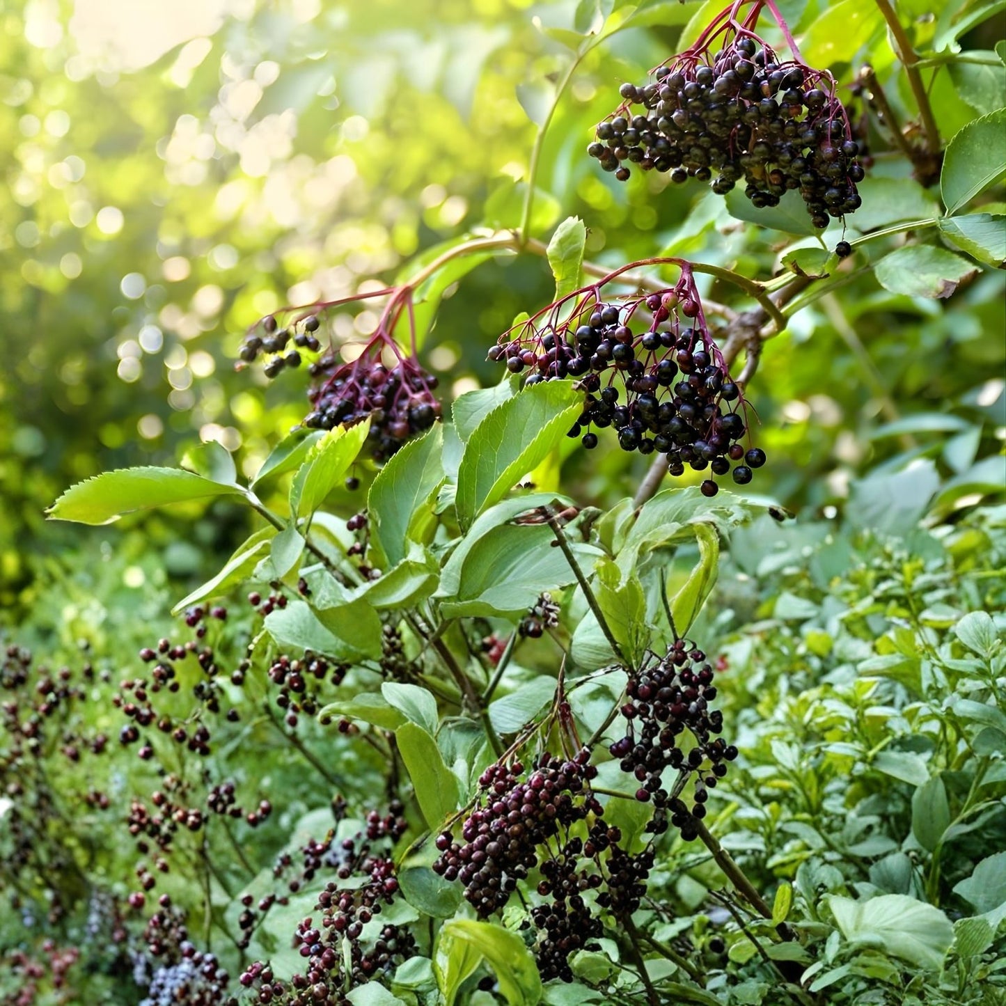 Elderberry Cuttings 10 Unrooted Sambucus Bush Plants Organic High-Yield Varieties for Gardening