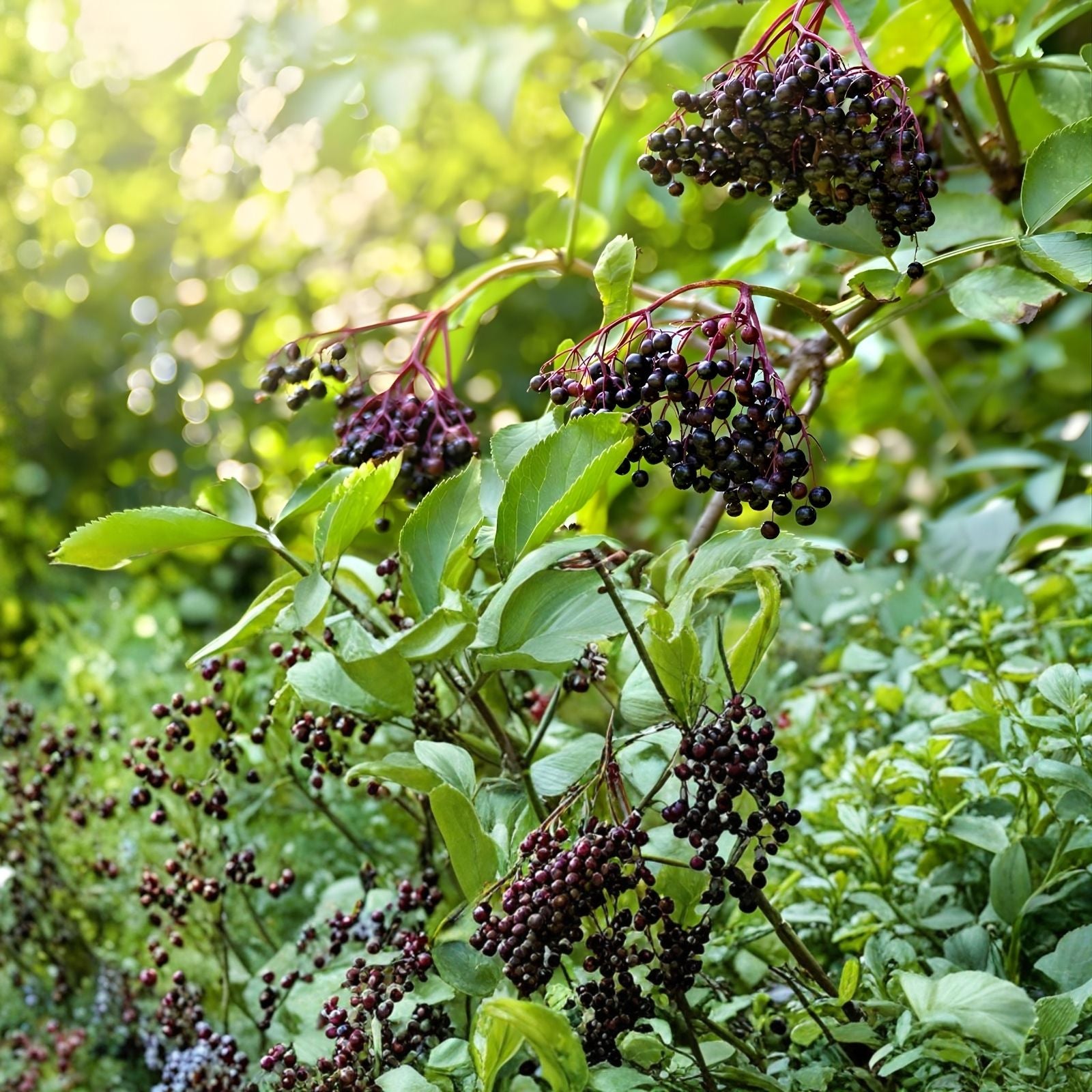 Elderberry Cuttings 10 Unrooted Sambucus Bush Plants Organic High-Yield Varieties for Gardening