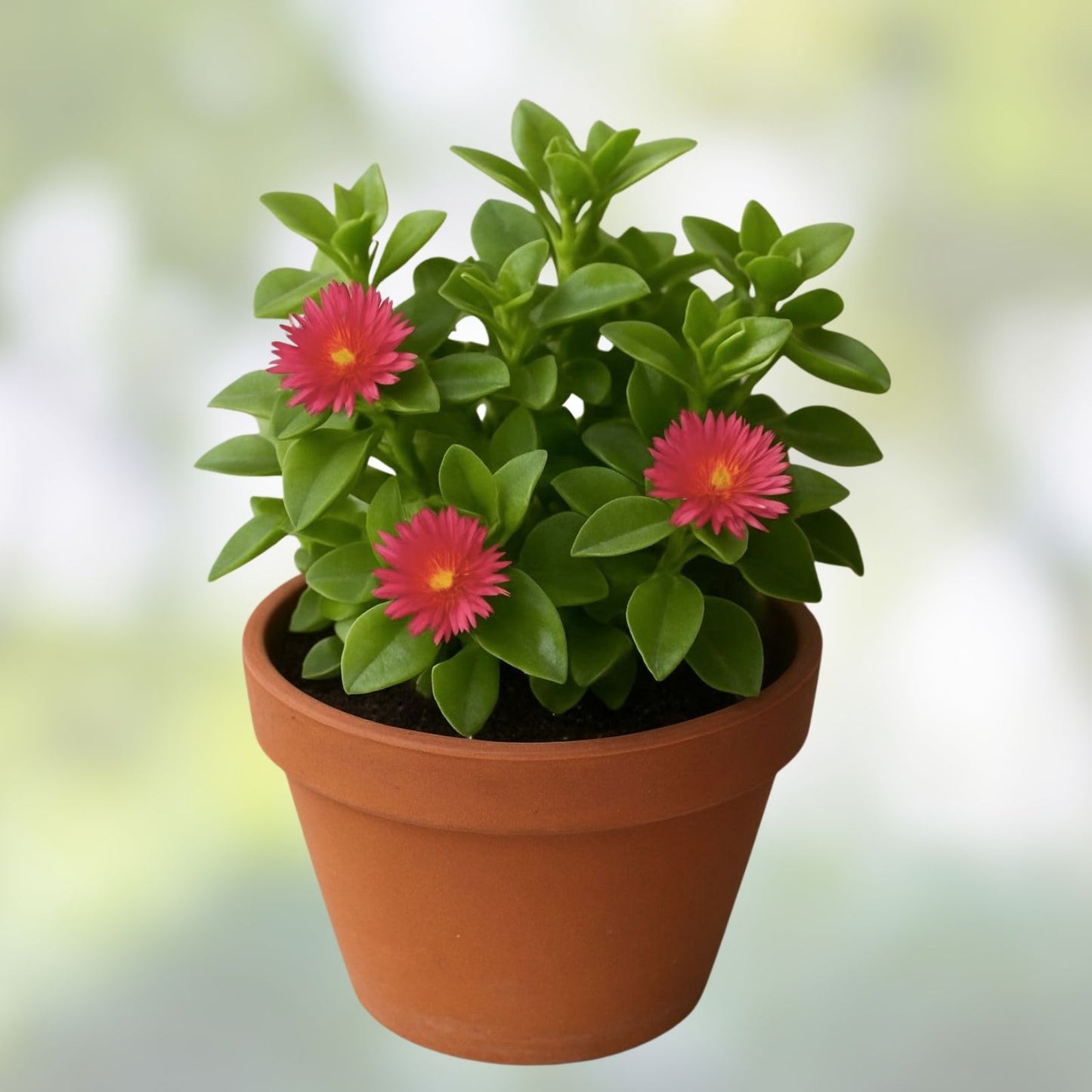 Aptenia cordifolia Red Pink Apple Ice Plant Cuttings – 20 Baby Sun Rose Succulents, 4-7 inches, Easy Care, Drought Tolerant, Indoor & Outdoor