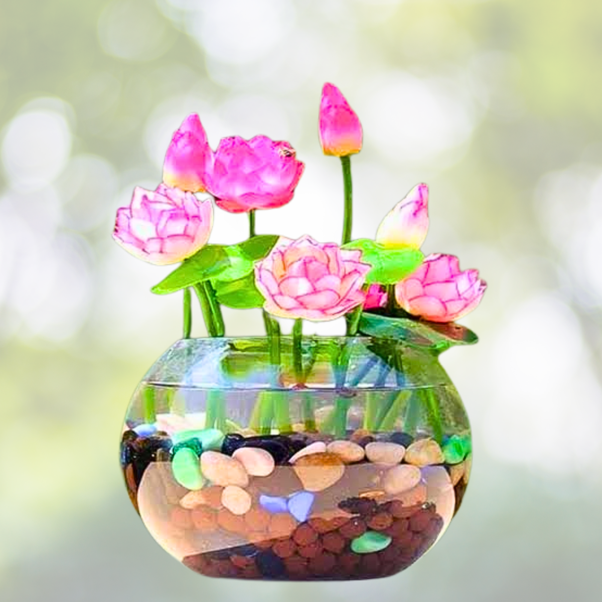 Mixed Color Bowl Lotus Seeds - 10pcs Premium Bonsai Set for Beautiful Water Plants - Nelumbo nucifera