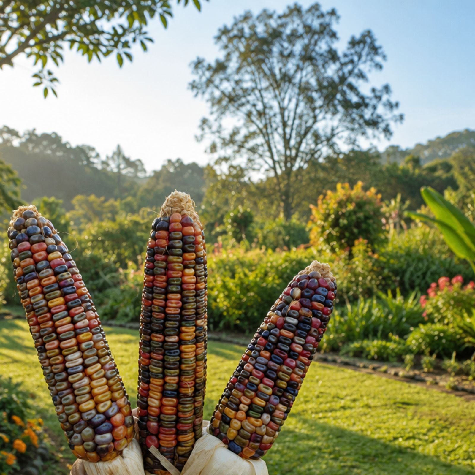 Earth Tones Dent Corn Seeds 50 Pack Heirloom Zea mays for Garden Planting Live Plant or Seedling