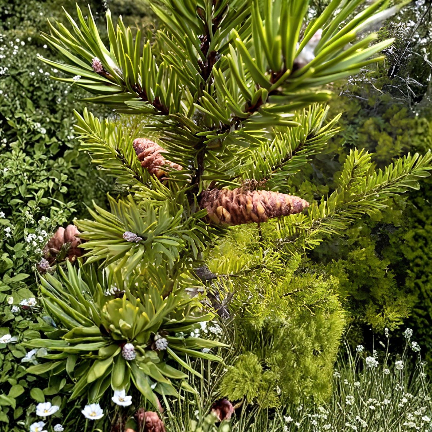 Jack Pine Tree Seedlings Pinus banksiana Evergreen Landscaping Plants Reforestation Garden Projects 1 Starter Plant