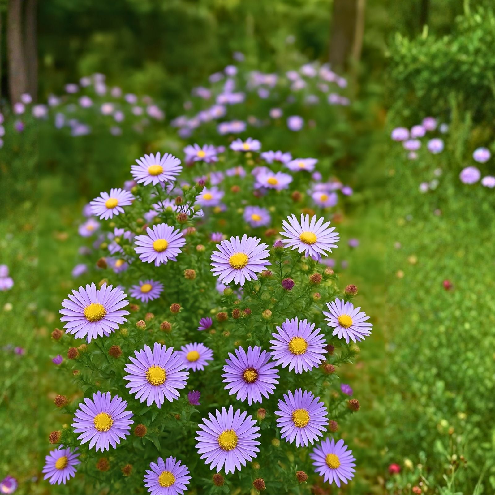 Aster Seeds 25+ Giant California Variety Perennial Flower Seeds Bright Blooms Aster spp.