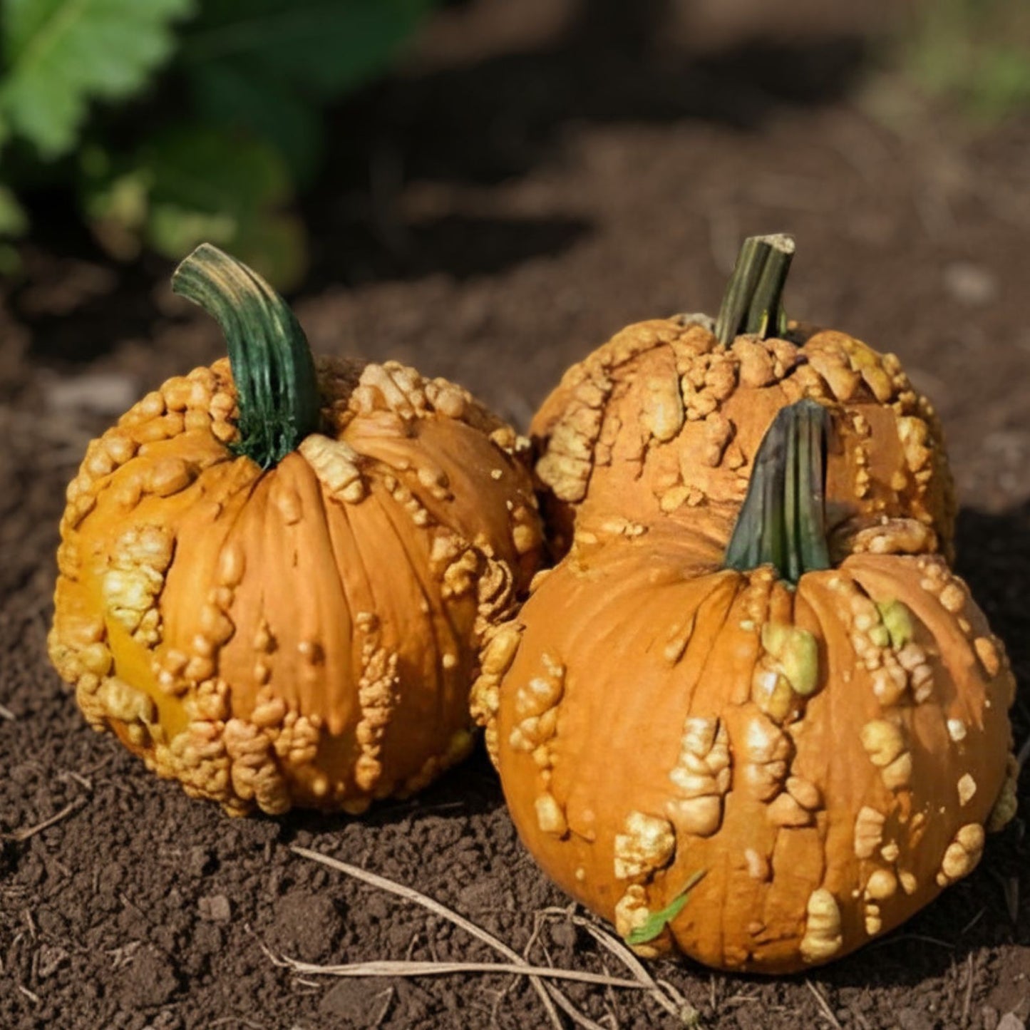 Grizzly Bear Pumpkin Seeds 10 Pack Rare Brown Warty Fruit Cucurbita pepo Planting Starter Live Plant Cutting Bare Root