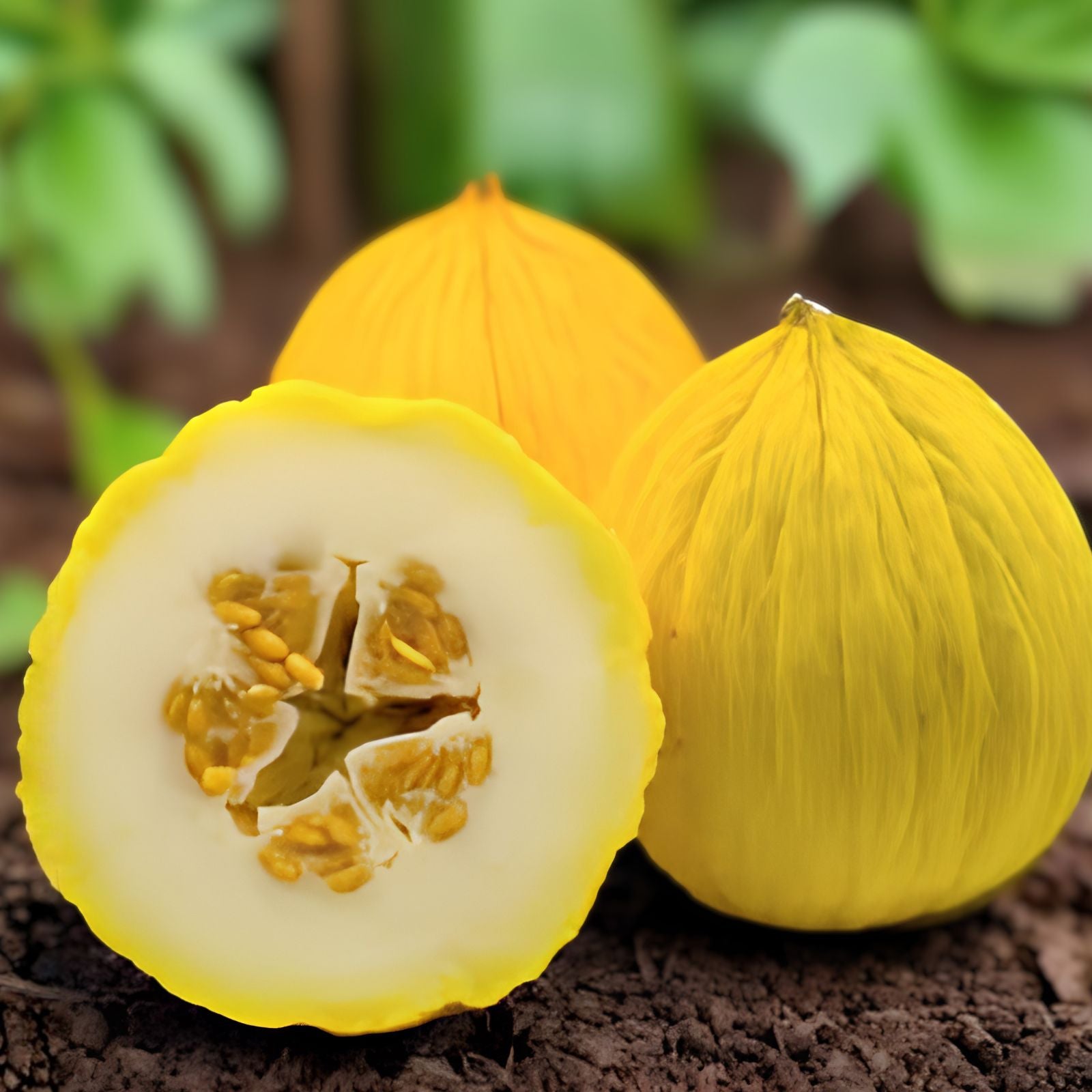 Golden Beauty Casaba Melon Seeds - 20 Count, Easy to Grow, Sweet Flavor, Cucumis melo, Fruit Seeds