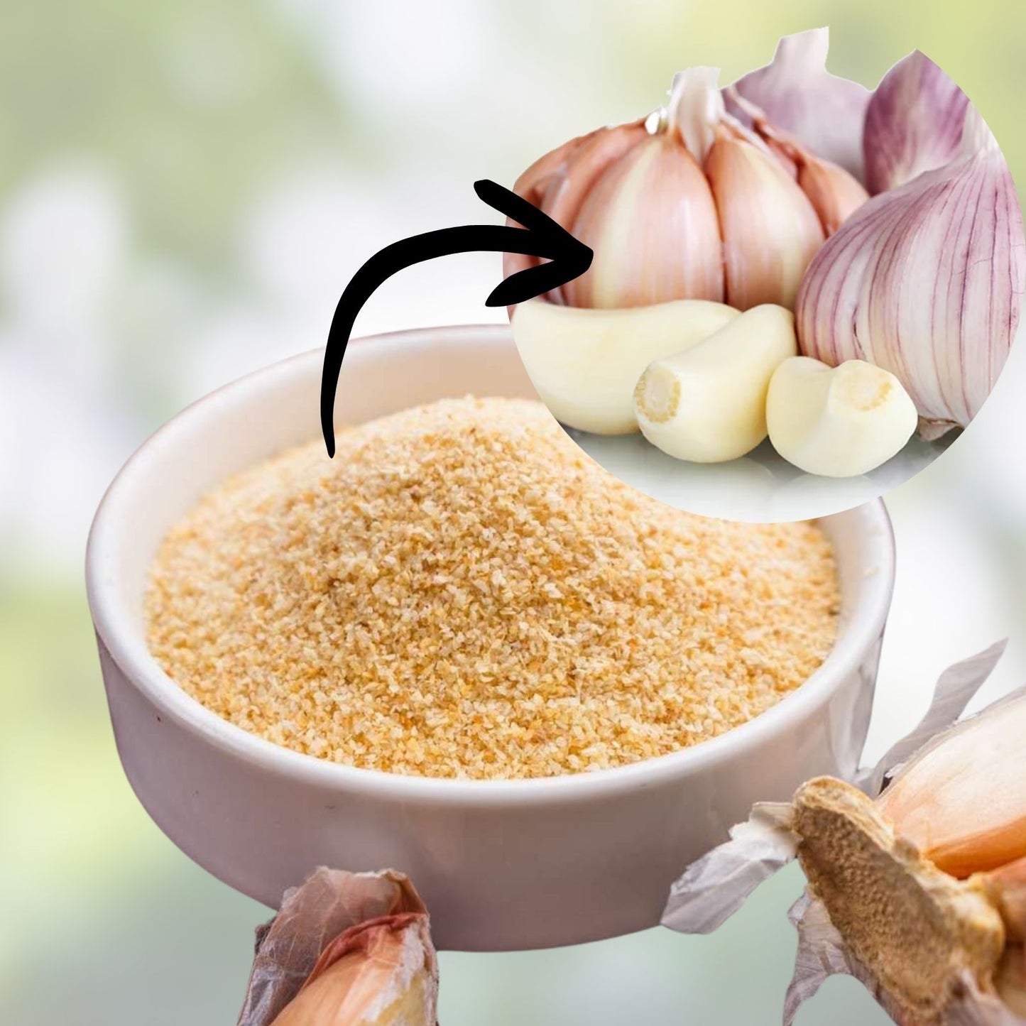 Garlic Powder 4 lb - Dried All-Purpose Seasoning - Allium sativum - Flavor Enhancer for Cooking and Baking