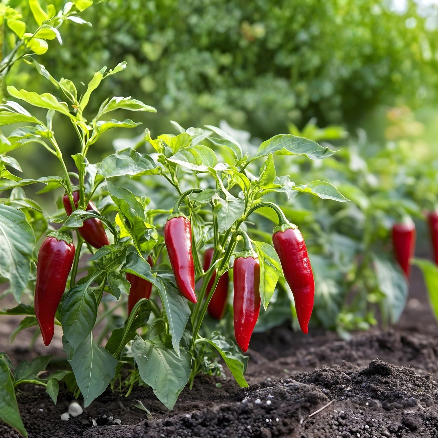Big Jim Hot Pepper Seeds 30 Pack – Organic Non-GMO Capsicum annuum Medium Heat Variety for Spicy Cooking