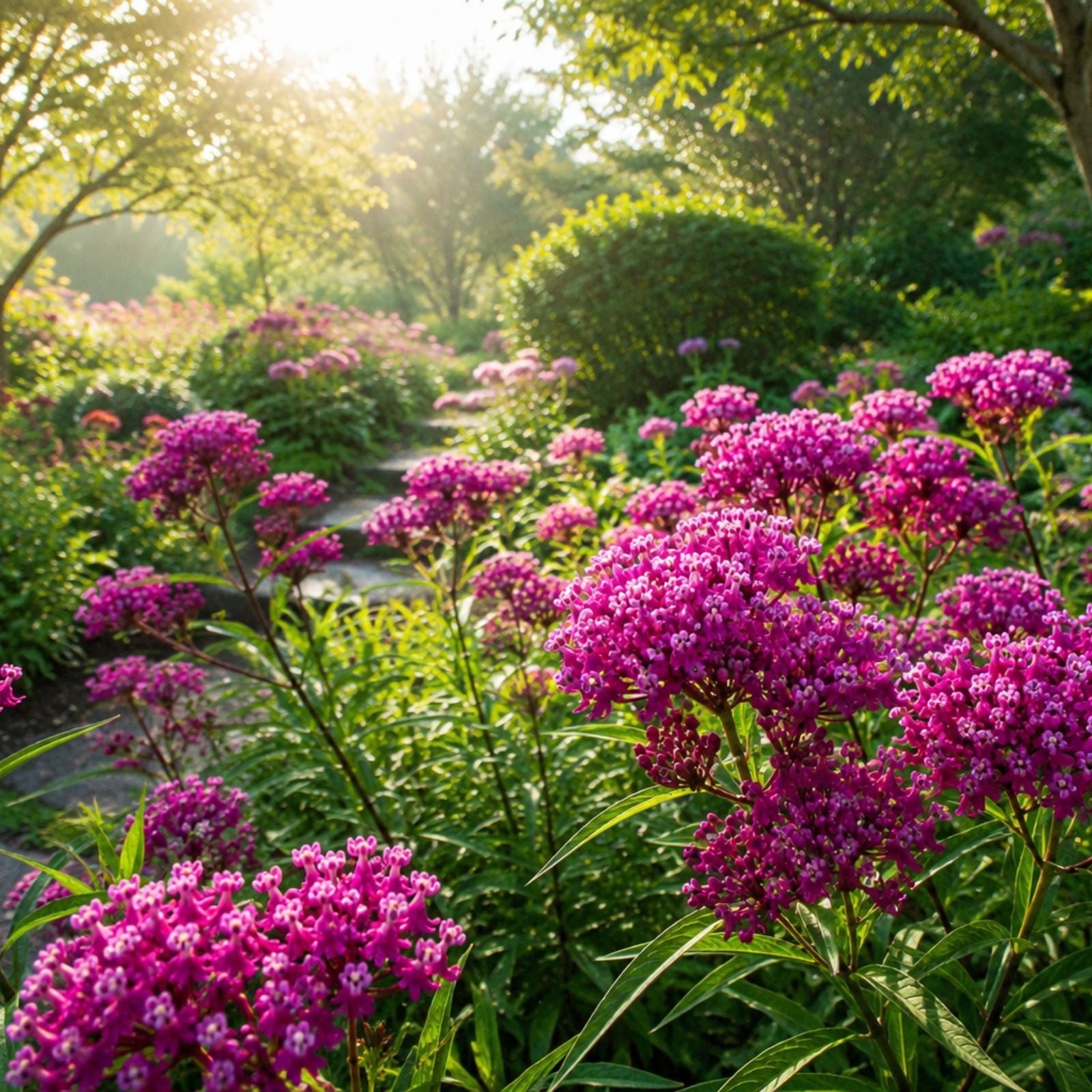 Swamp Milkweed Seeds 100 Count - Asclepias incarnata - Native Pollinator Plant for Bees Butterflies Garden Landscaping