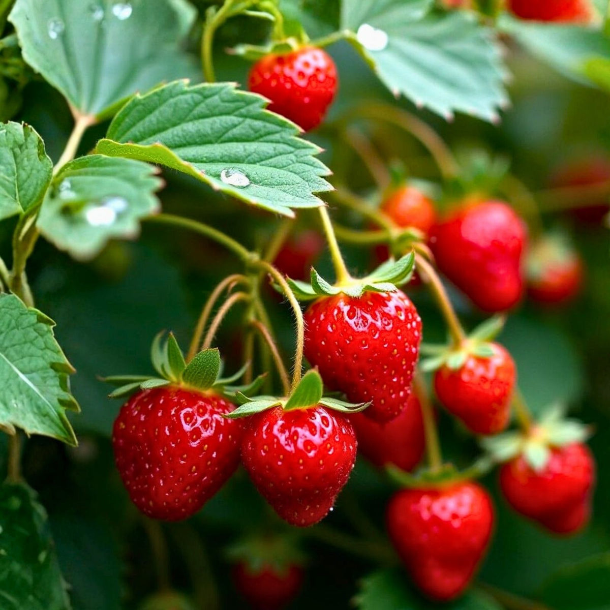 Sweet Glow Strawberry Seeds 150 or 350 Count Non-GMO Fragaria x ananassa Garden Plant Seeds