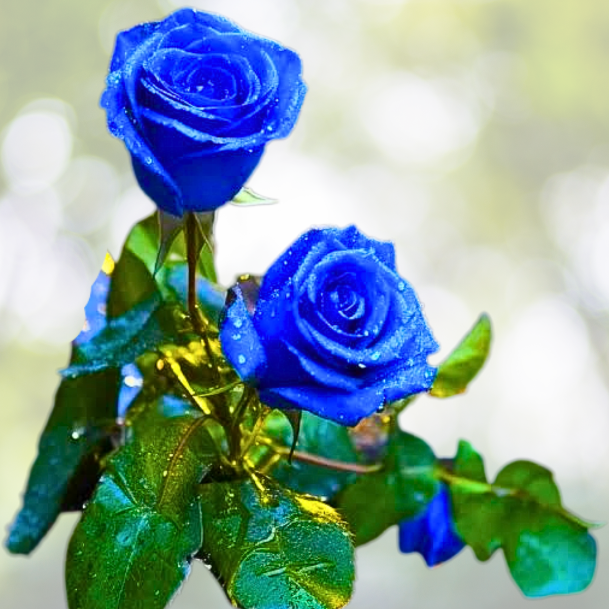 Blue Rose Seeds - 20 Rare Seeds for Striking Blooms - Enchanting Garden - Rosa spp.