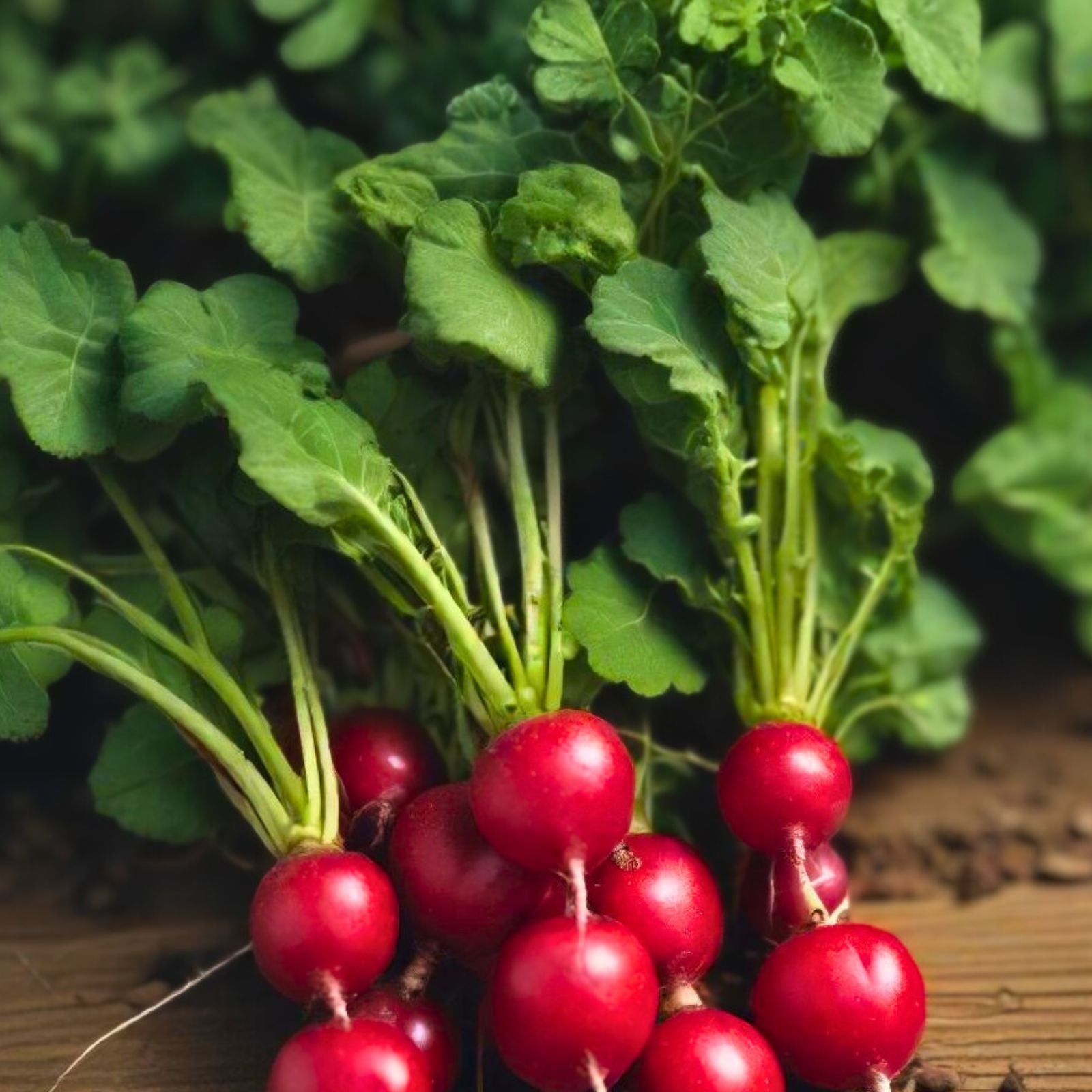 Heirloom Radish Seeds - 100+ Non-GMO Organic Cherry-Red - Fast Maturing 22 Days - Raphanus sativus