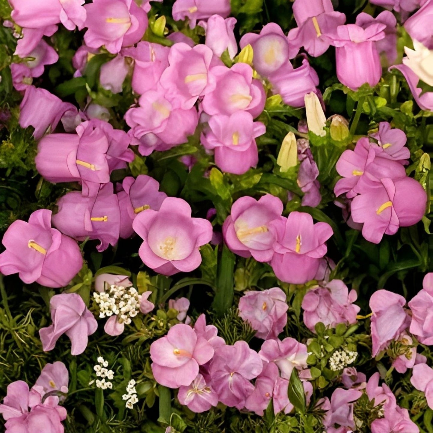 Pink Bellflower Seeds 50 Count - Campanula Medium for Gardens and Landscaping - Flower Seeds for Planting