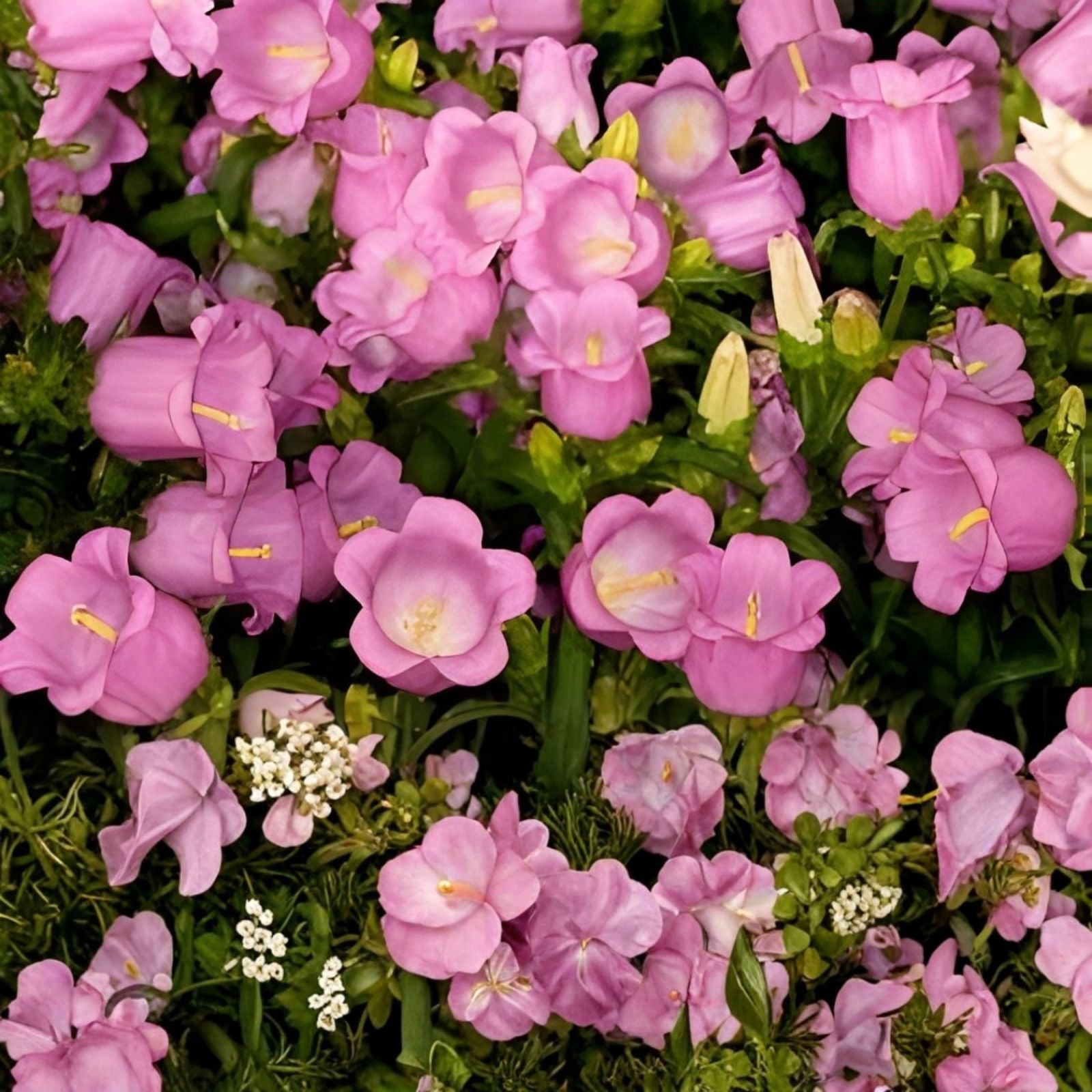 Pink Bellflower Seeds 50 Count - Campanula Medium for Gardens and Landscaping - Flower Seeds for Planting