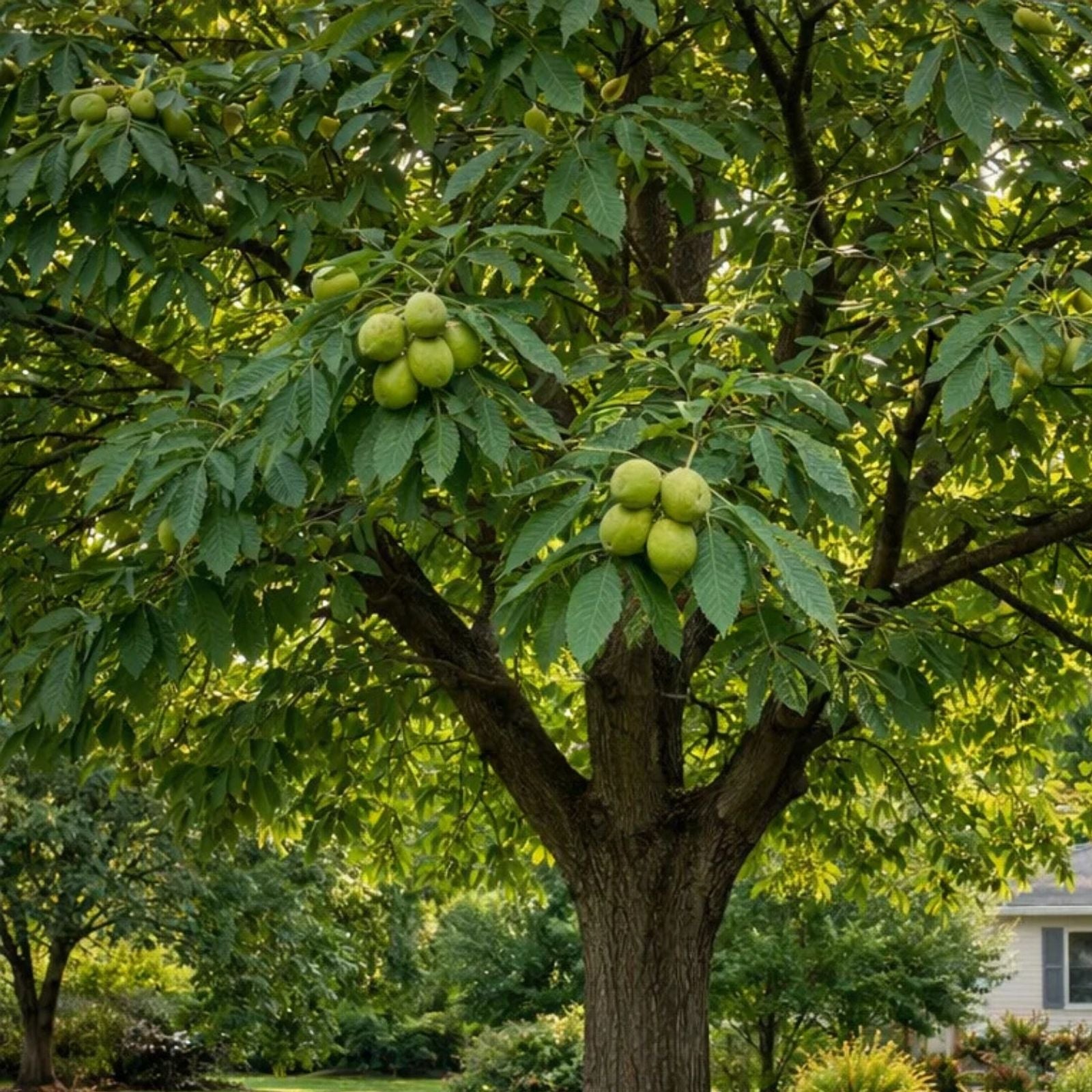 Mixed Hickory Tree Live Plant 8-12 Inches, Carya spp., Hardwood Tree for Landscaping and Reforestation