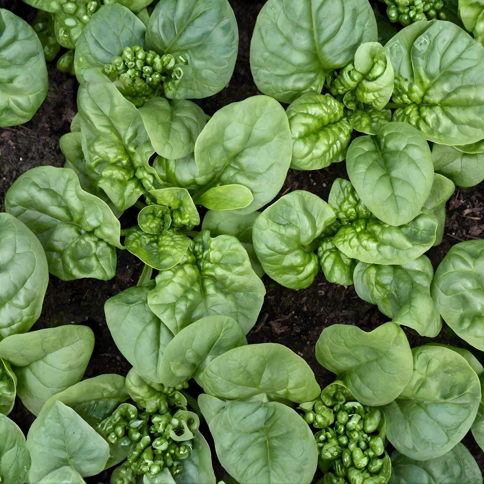 Organic Spinach Seeds 100 Count Bloomsdale Non-GMO Vegetable Garden, Homegrown Spinacia oleracea for Gardening