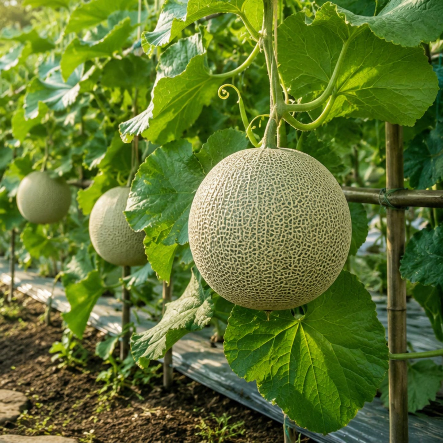 Green Honeydew Melon Seeds 30 Pack, Sweet and Easy to Grow, Cucumis melo, Fruit Planting Seeds