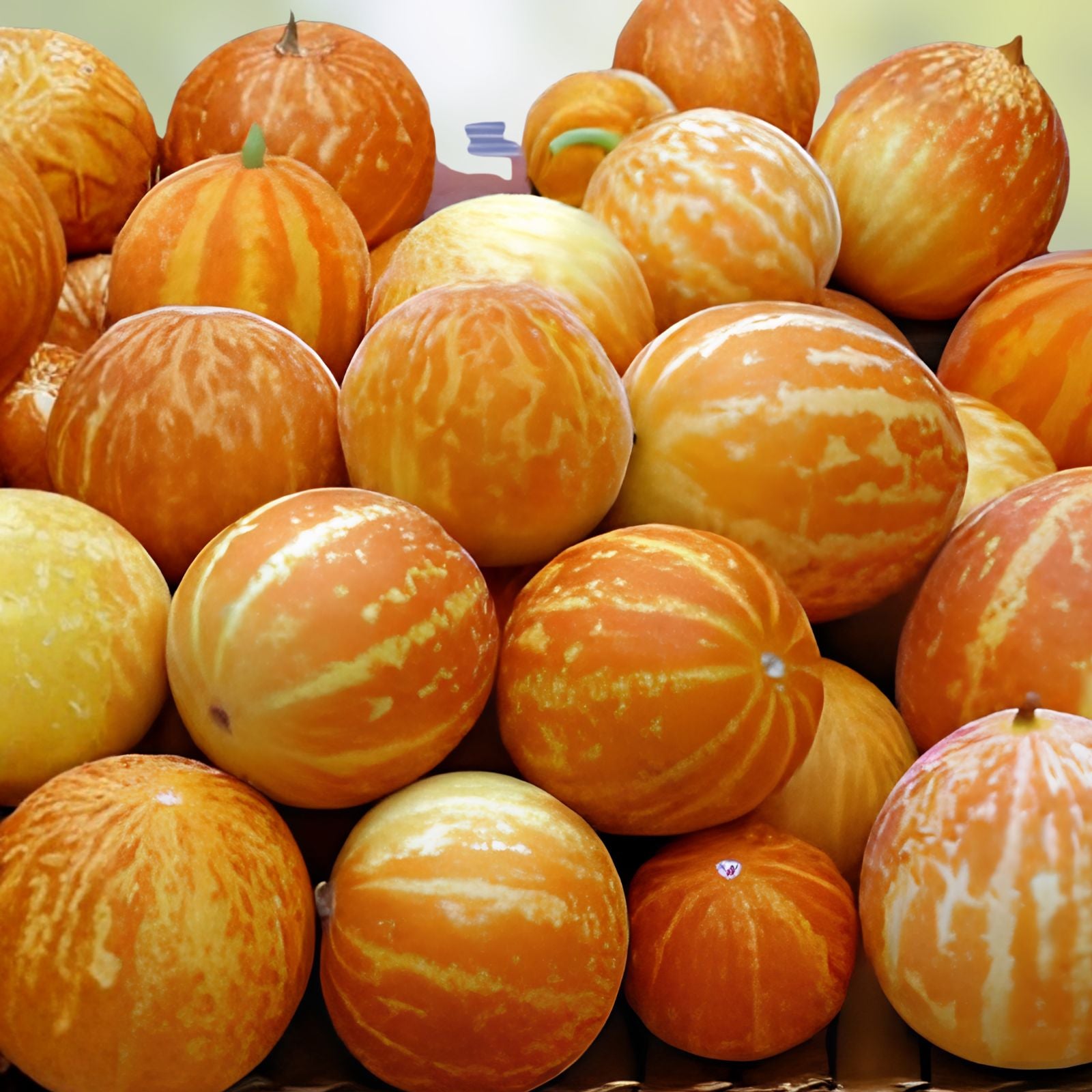 Queen Anne's Pocket Melon Seeds 10 Pack Heirloom Organic Cucumis melo Fruit Plant Starter