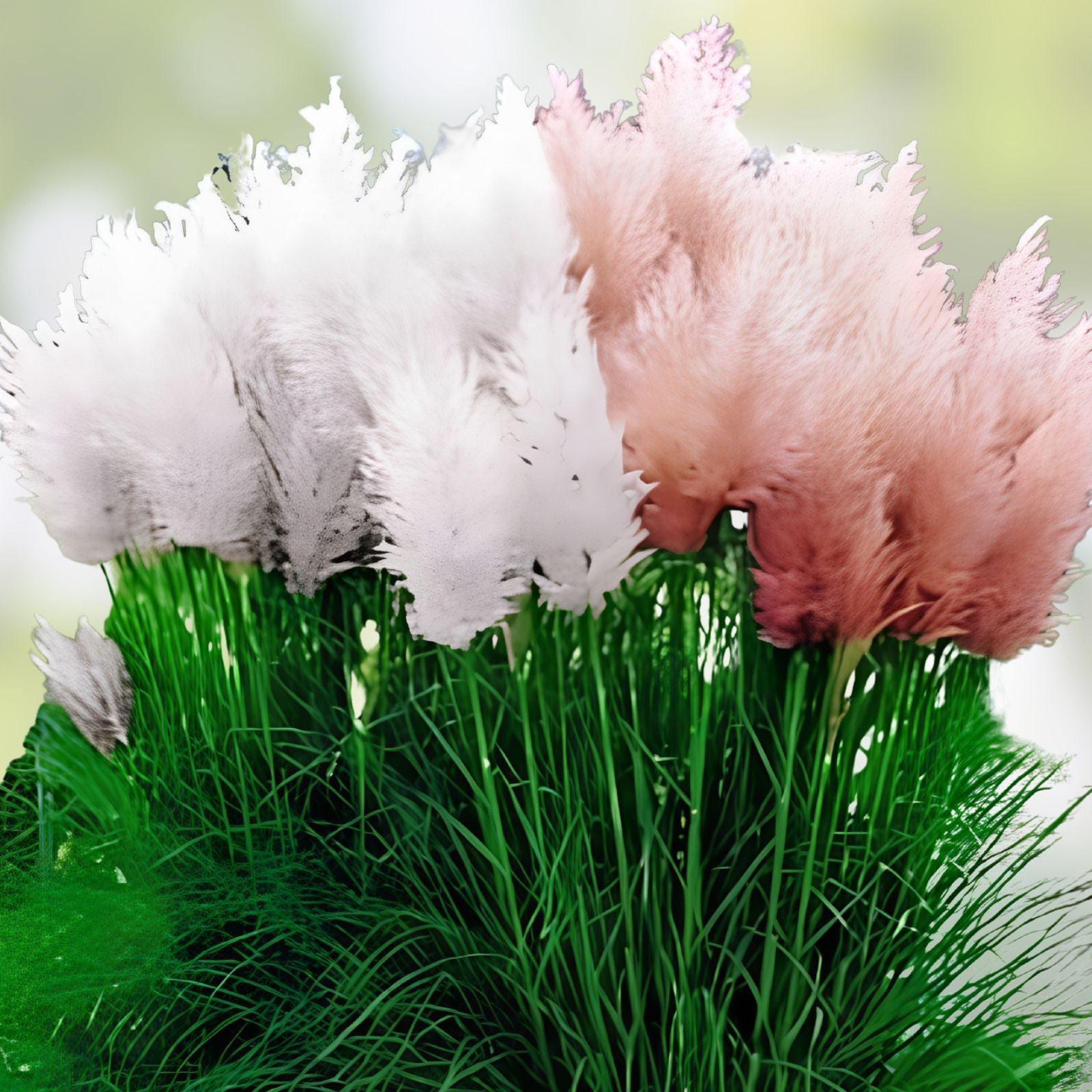 Mixed Pampas Grass Seeds 500 Pack Pink White Ornamental Grass Cortaderia selloana Landscaping Dried Flower Seeds