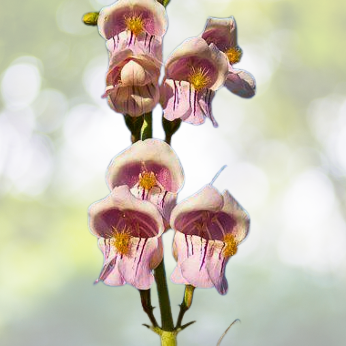 Penstemon Seeds 500 Count - Palmer's Perennial for Hummingbirds & Bees - Non-GMO, USA Grown