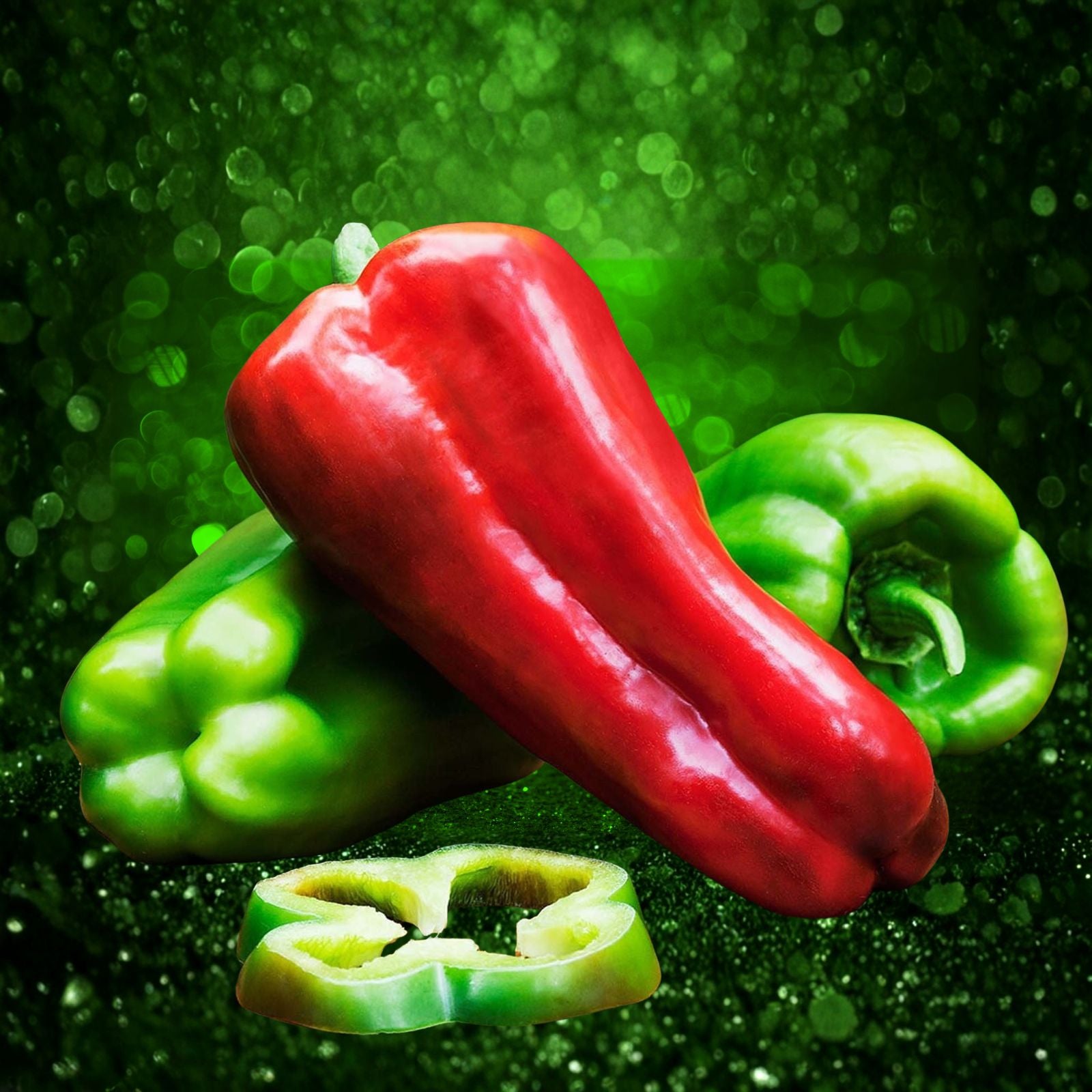 Big Bertha Sweet Pepper Seeds 500 Count Red Elongated Bell Pepper Capsicum annuum Thick-Walled for Stuffing