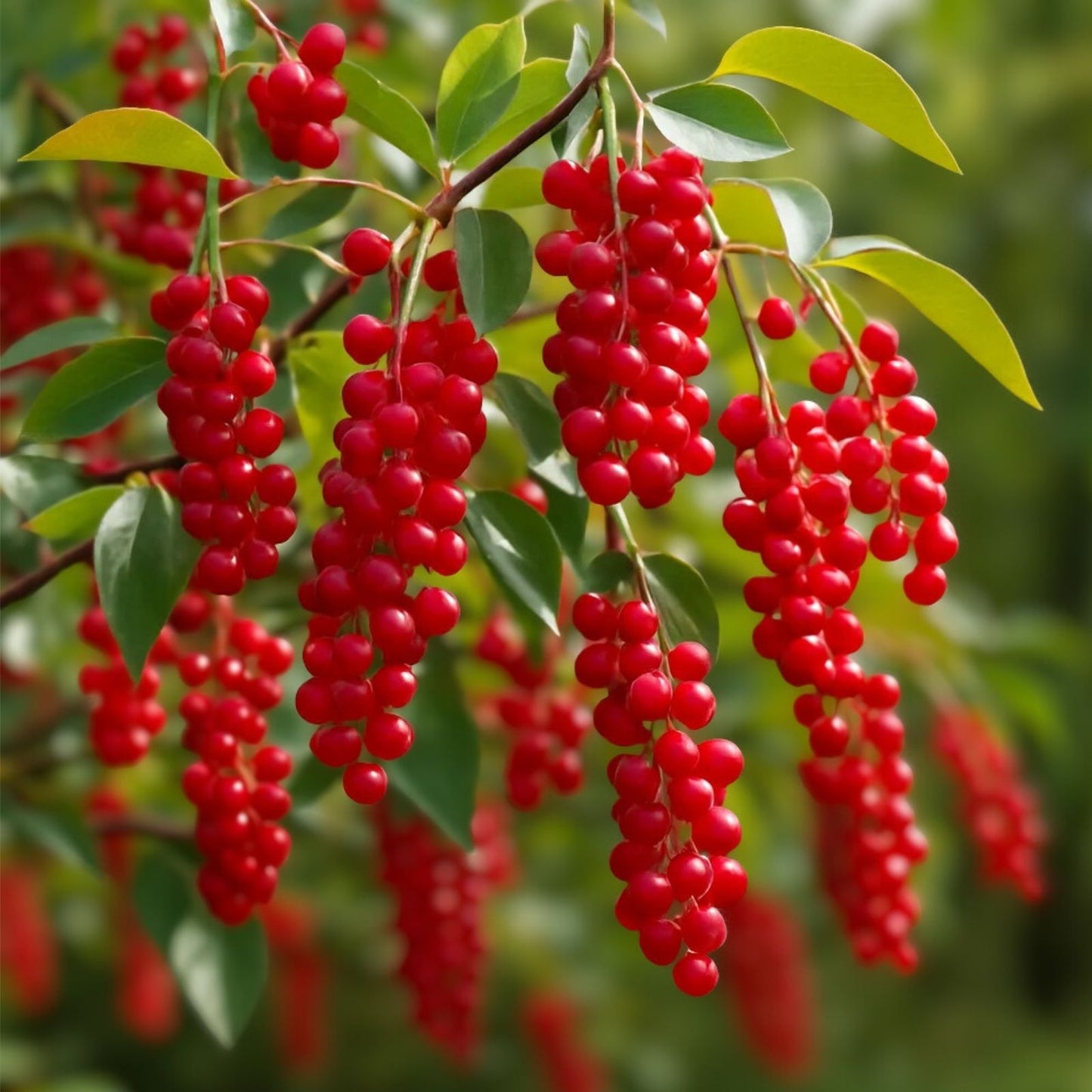 Chokecherry Tree Seeds 30 Purple Seeds for Planting Shubert Prunus virginiana Fruit Tree Growing Kit