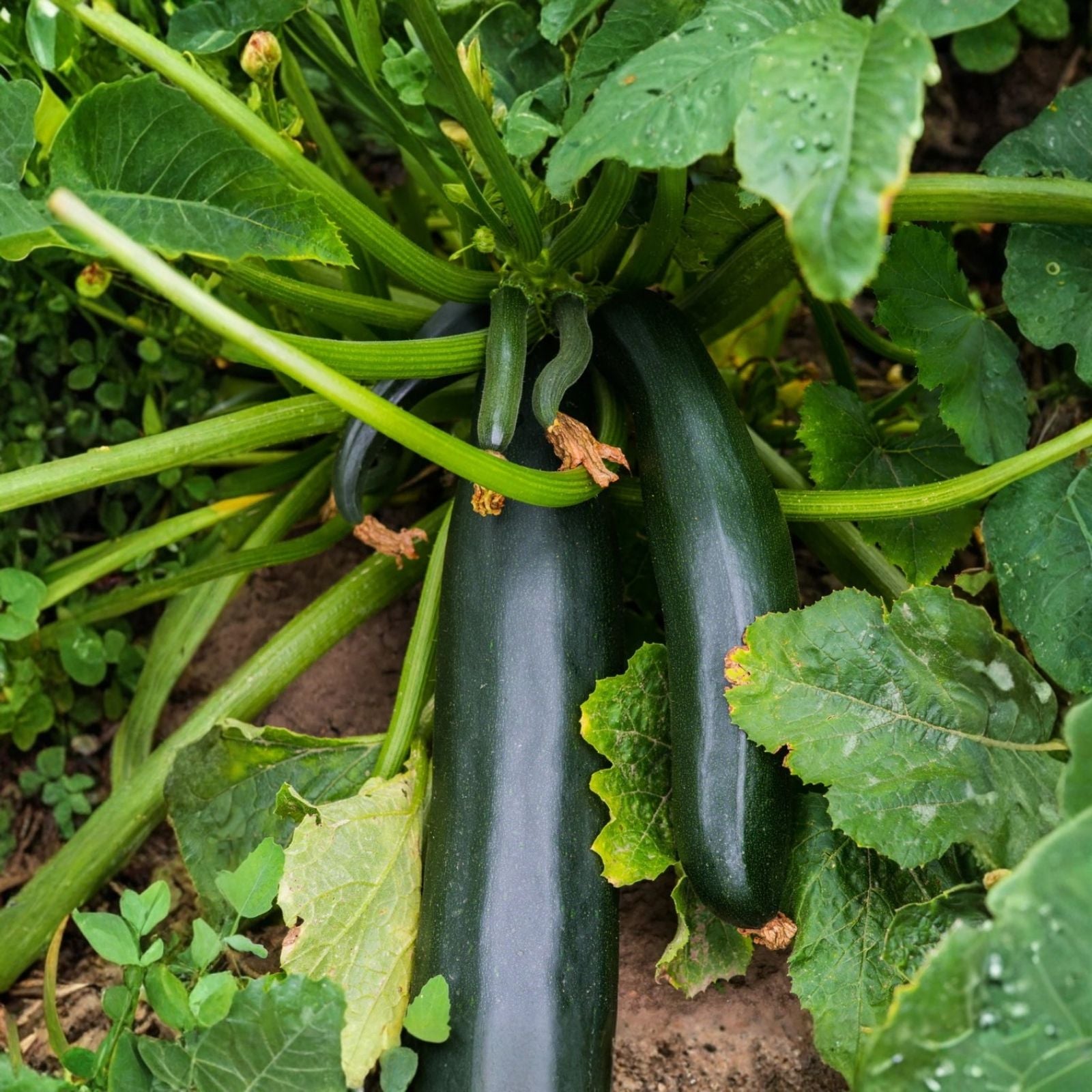 Organic Black Beauty Zucchini Seeds | 50+ Non-GMO Heirloom Cucurbita pepo Planting Seeds