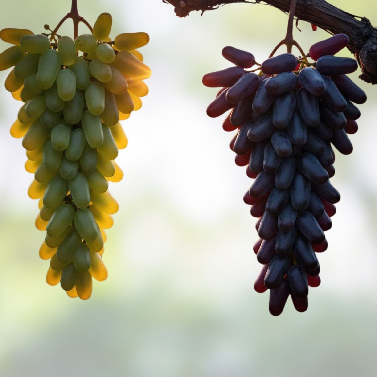 Ladyfinger Seedless Grape Vine Cuttings - 5 Unrooted Vitis vinifera Grafting or Rooting Propagation