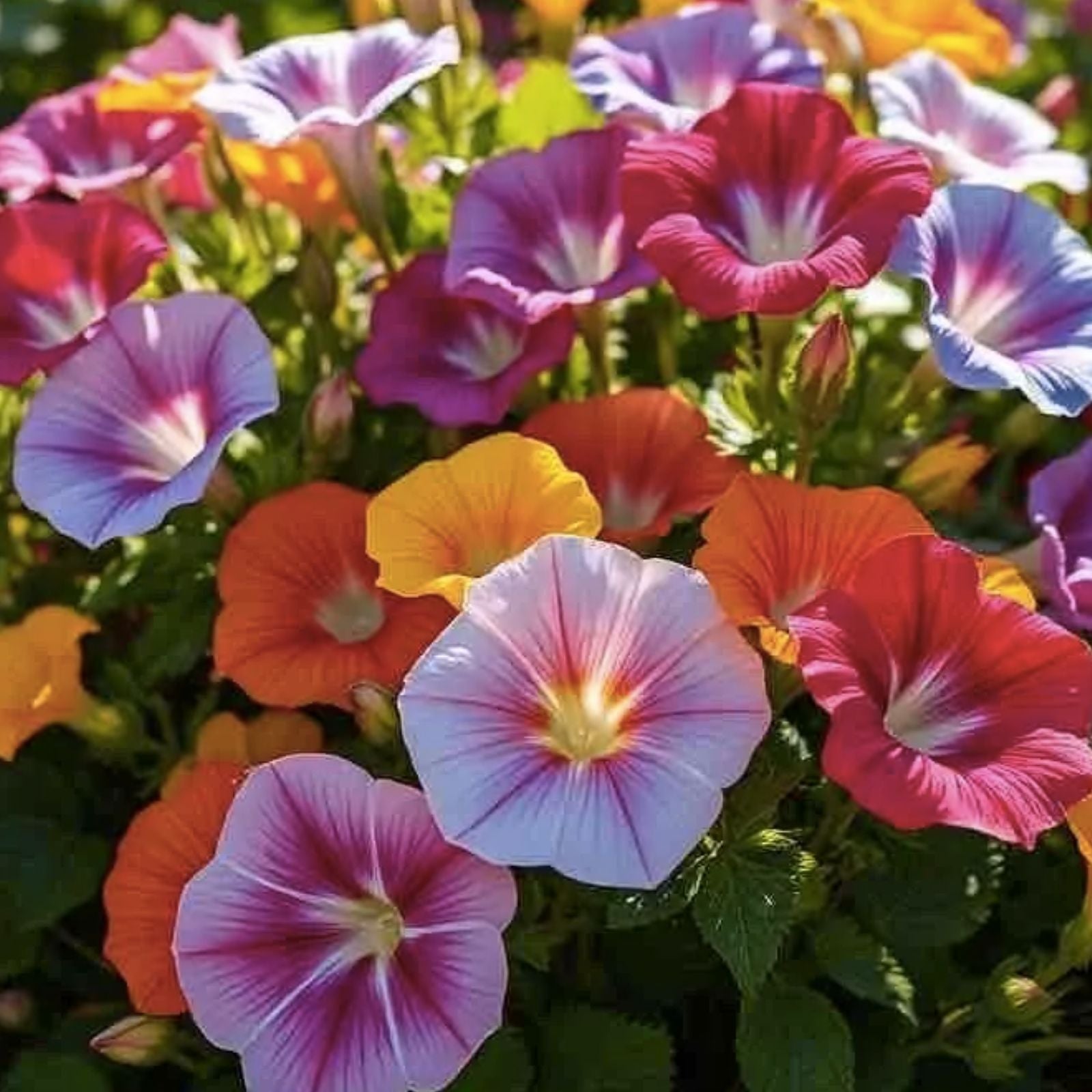 Mixed Climbing Vine Seeds - 200+ Seeds - Colorful Morning Glory & Nasturtium - Ipomoea & Tropaeolum - Garden Flower Seeds