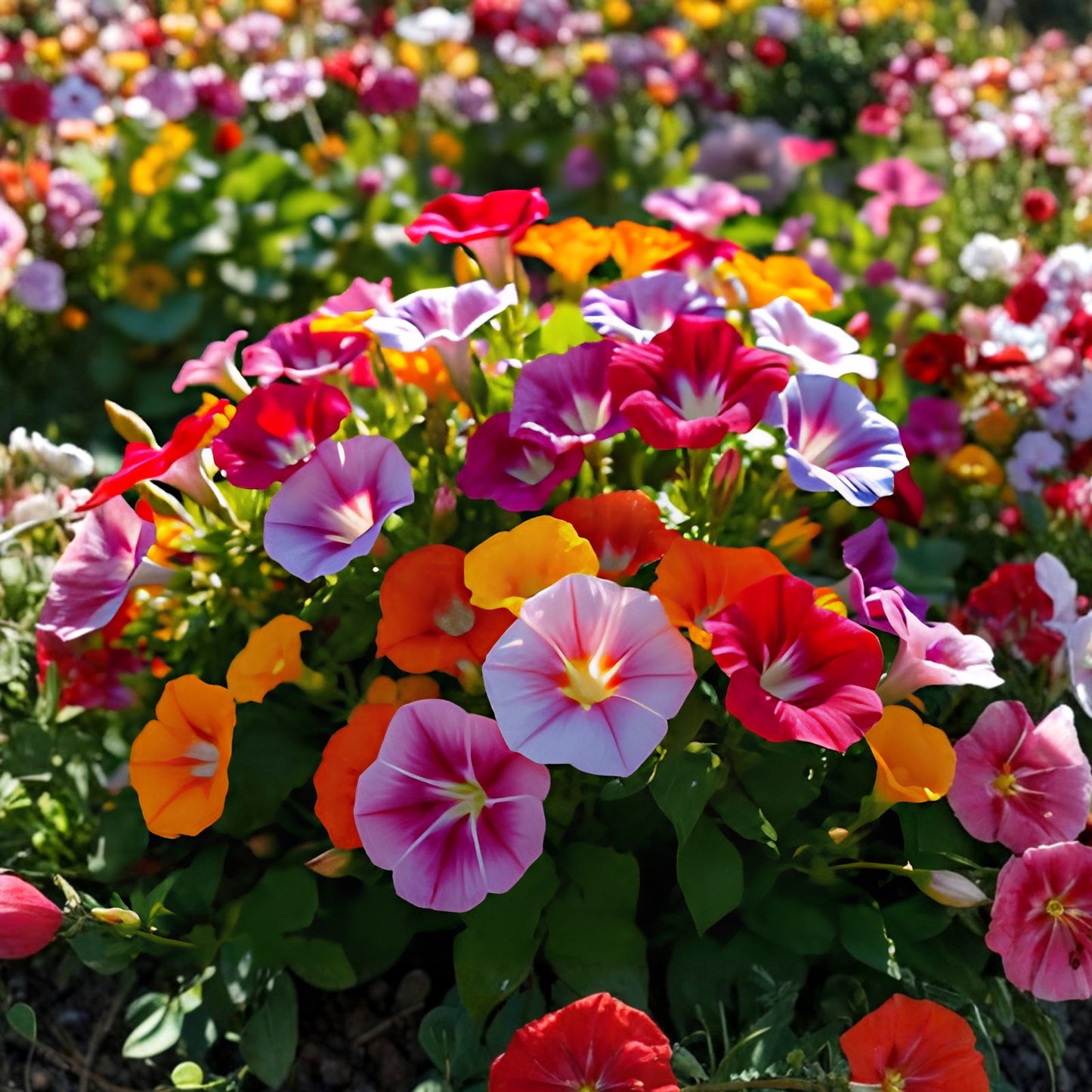 Mixed Color Morning Glory Seeds - 150 Climbing Vine Seeds for Beautiful Flowers - Ipomoea purpurea